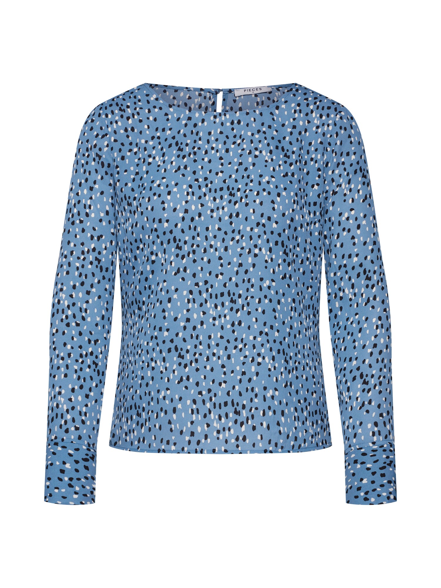 Pieces Dames Blouse Buba Blauw pieces kopen in de aanbieding