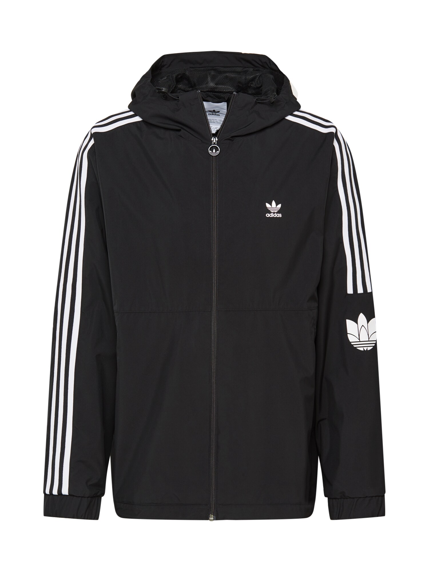 ADIDAS ORIGINALS Džemperis '3D Trefoil'  balta / juoda