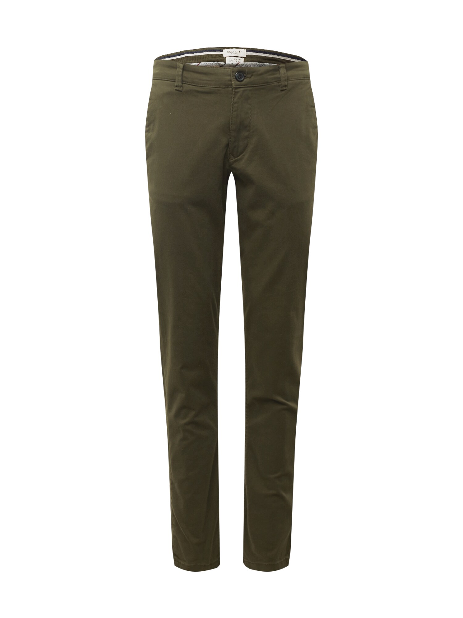 SELECTED HOMME Chino stiliaus kelnės  tamsiai žalia