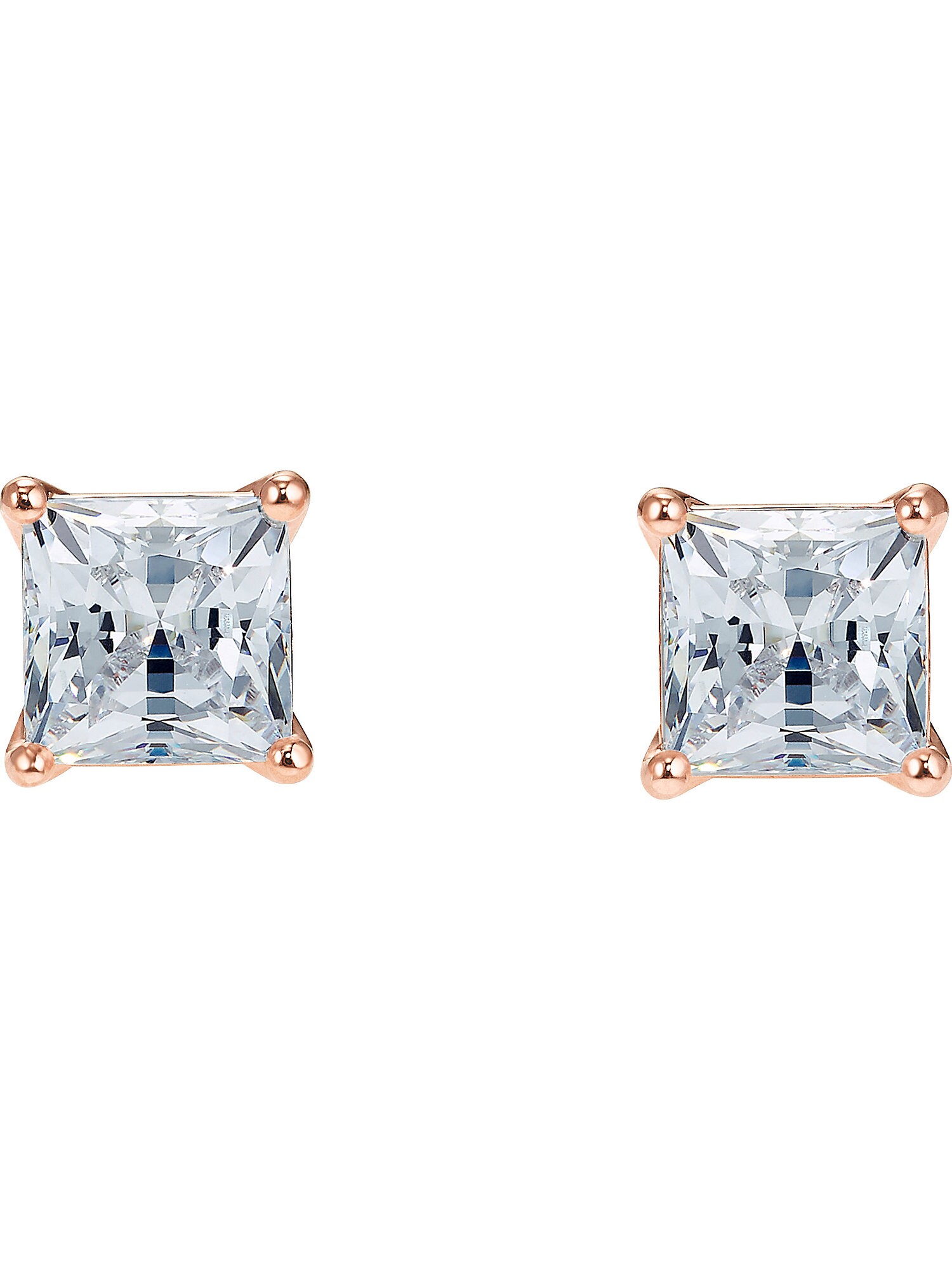 Swarovski Fülbevalók 'Attract'  rózsaszín arany / átlátszó akciós termékkép 1