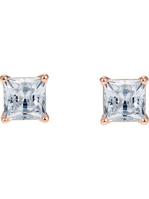 Swarovski Pendientes 'Stilla'  oro rosa / transparente