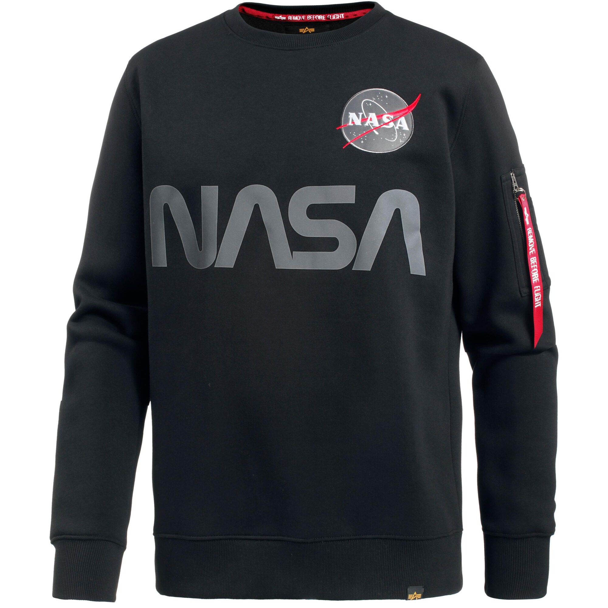 ALPHA INDUSTRIES Sweatshirt Herren schwarz