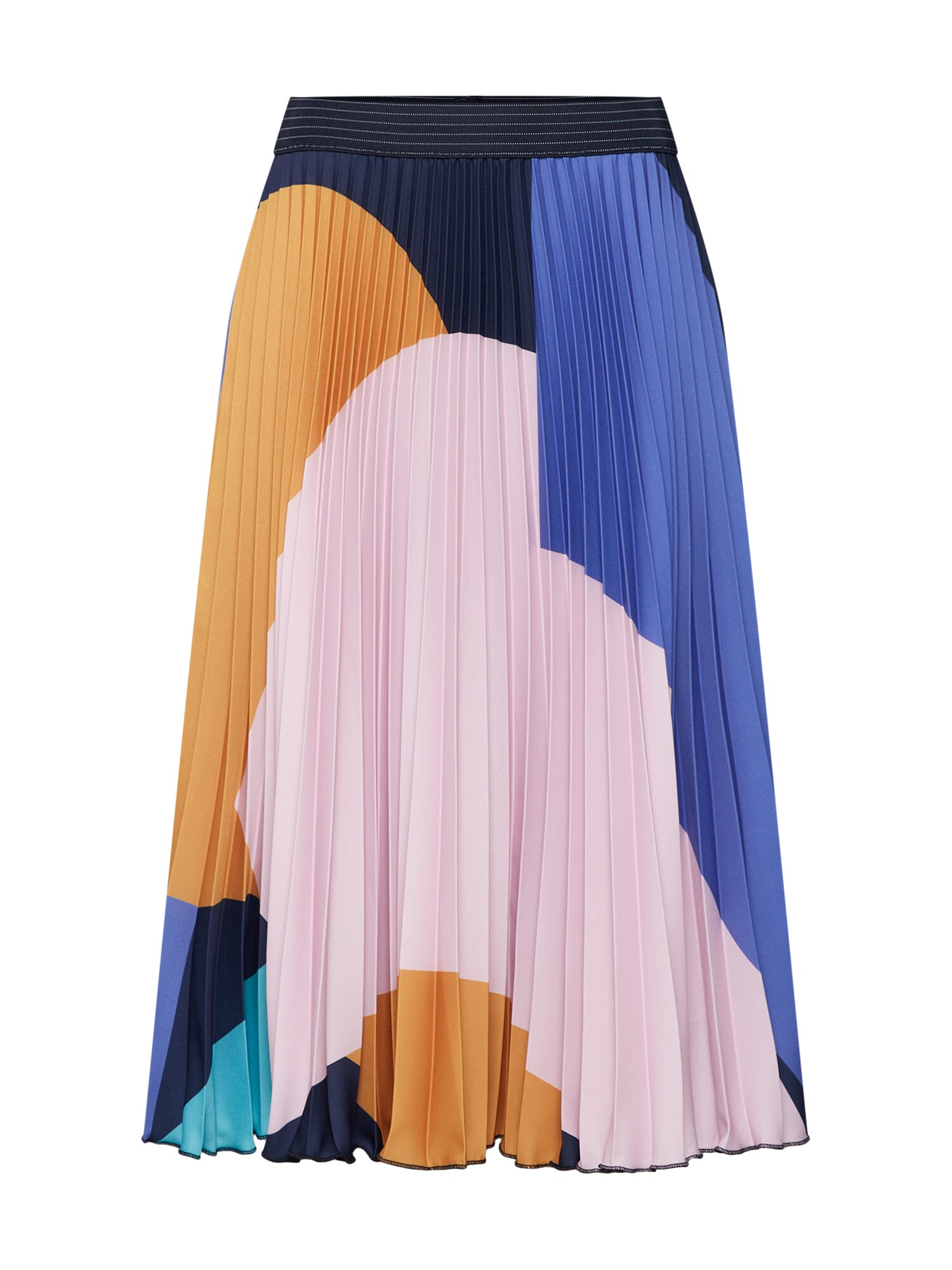 Closet London Dames Rok Blauw Turquoise Sinaasappel Oudroze closet london kopen in de aanbieding