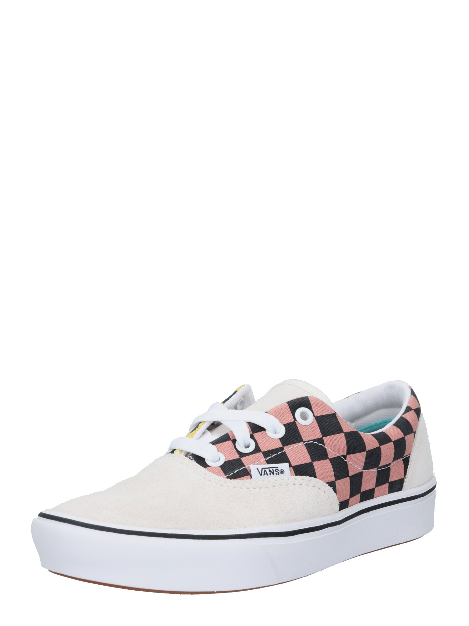 VANS Sportbačiai be auliuko 'UA ComfyCush Era'  geltona / ryškiai rožinė spalva / juoda / vilnos balta