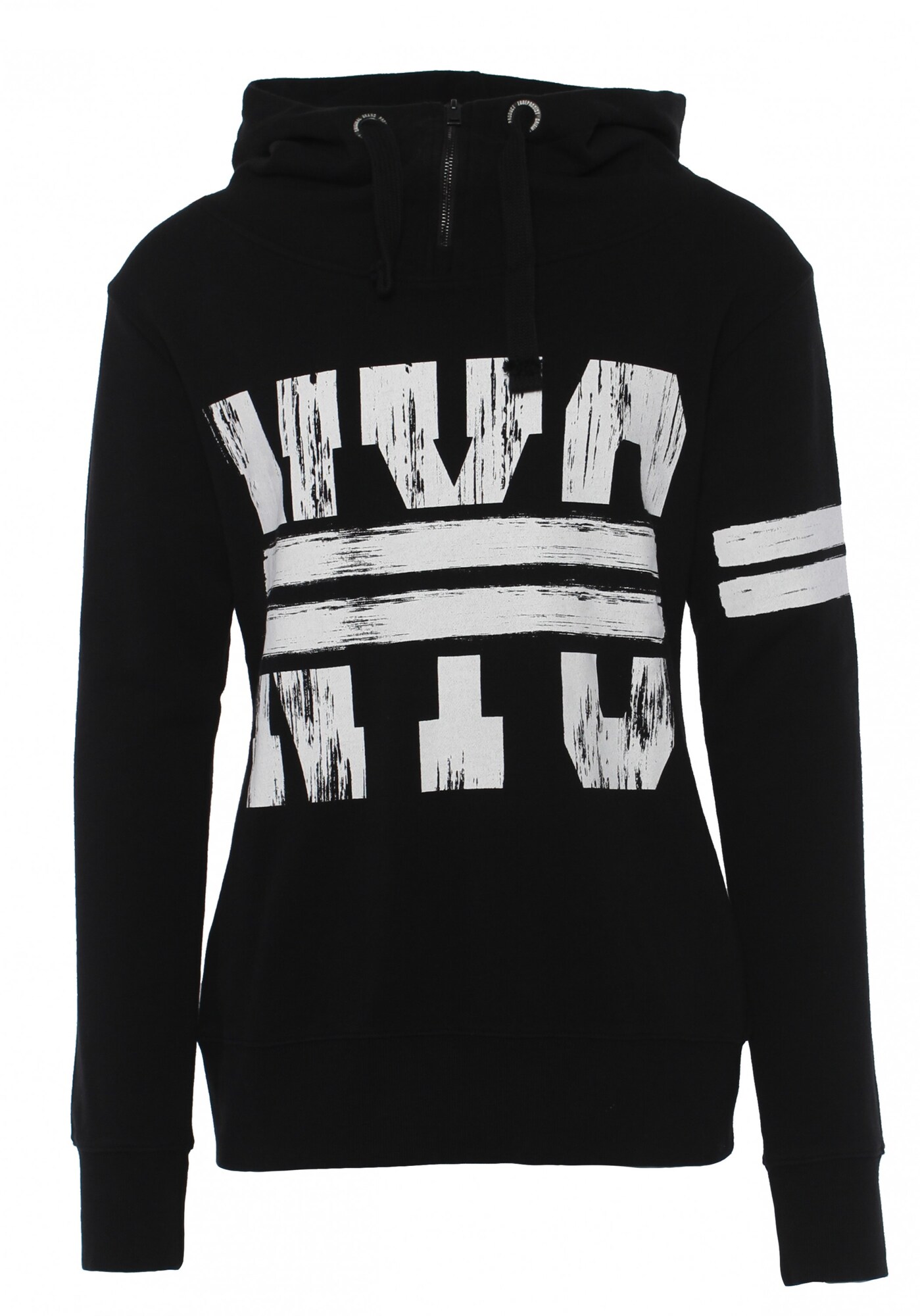 Trueprodigy Heren Sweatshirt Robb Zwart Offwhite trueprodigy kopen in de aanbieding