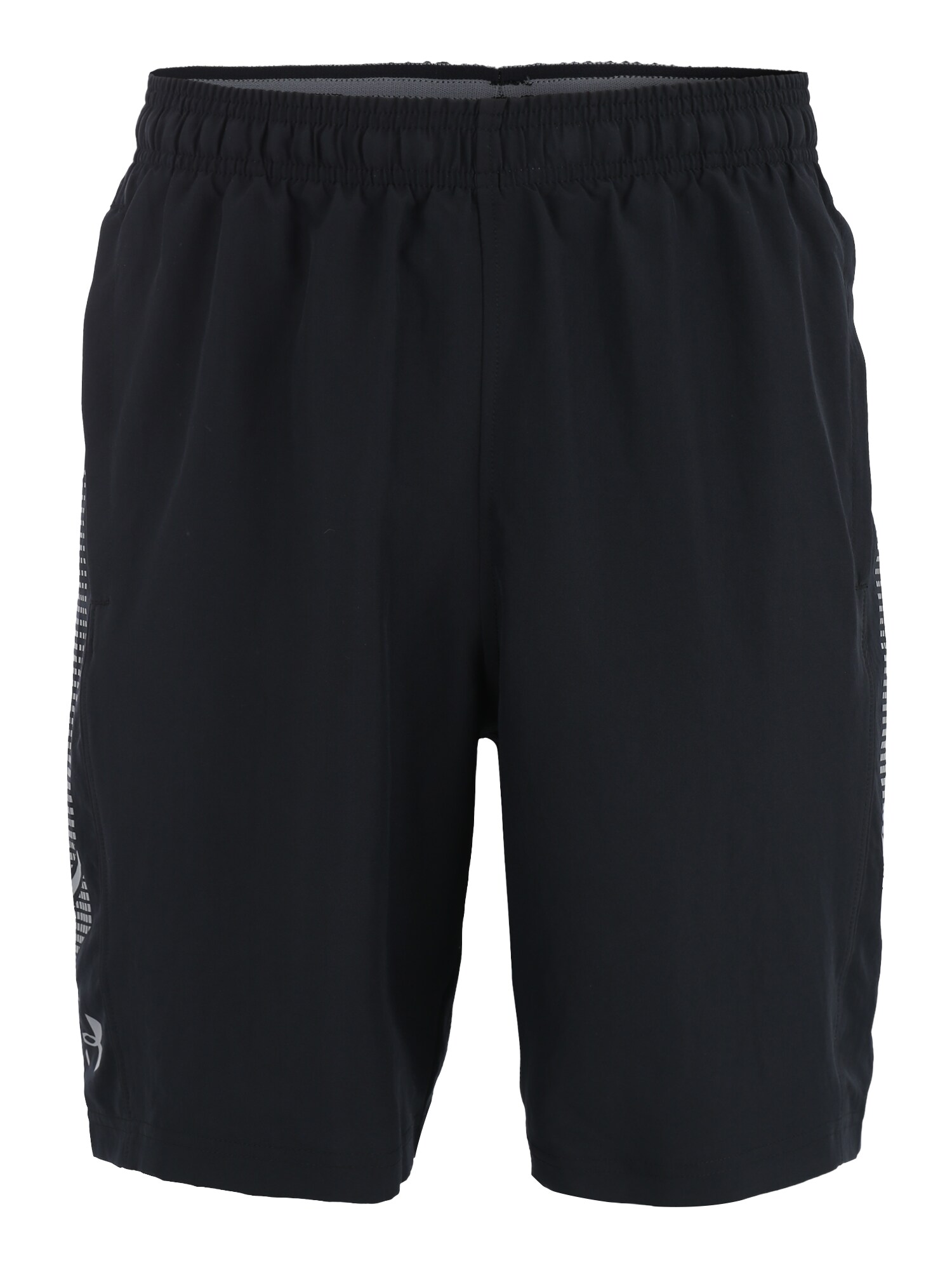 UNDER ARMOUR Sportinės kelnės 'Woven Graphic'  juoda / šviesiai pilka