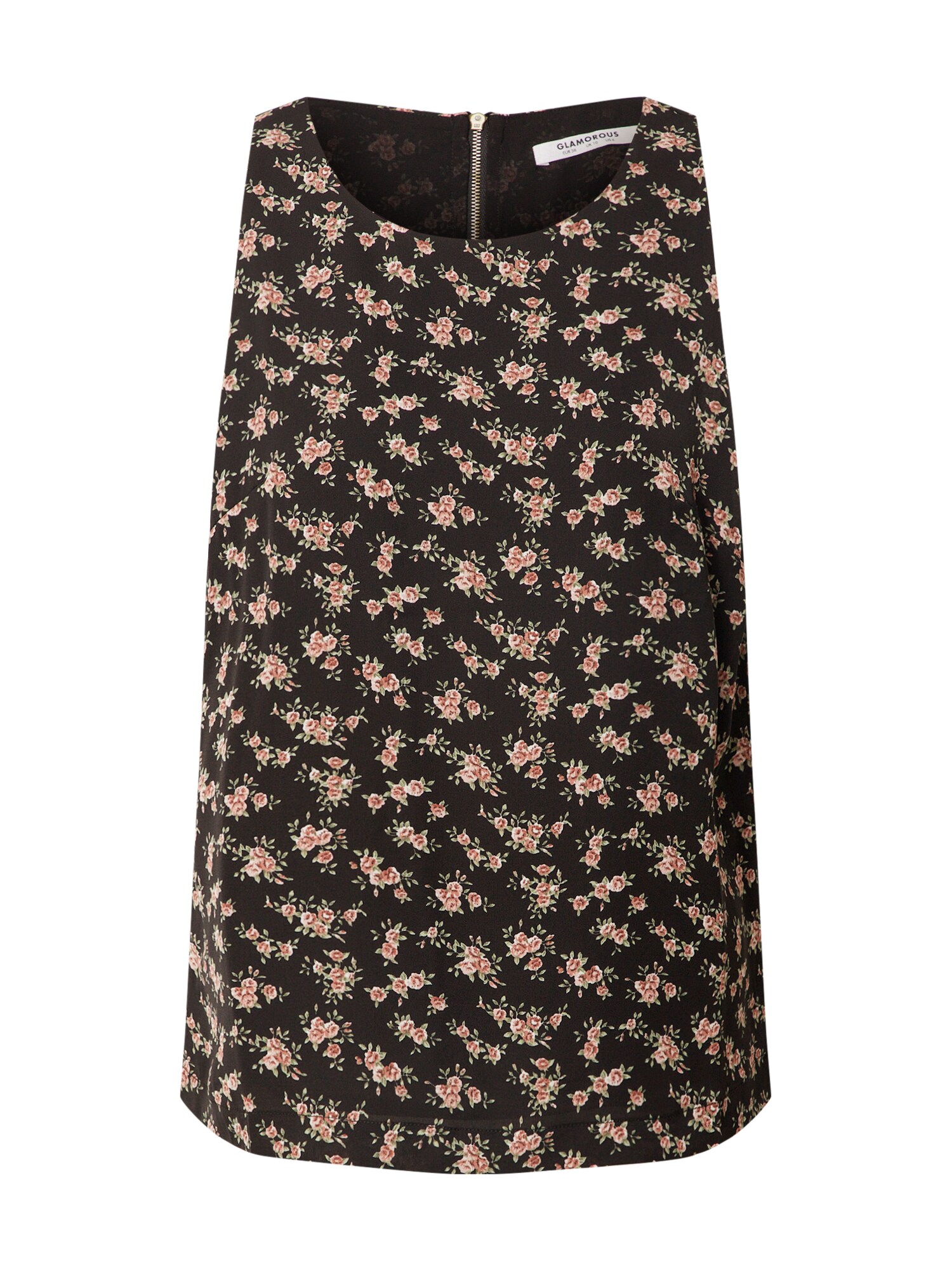 GLAMOROUS Top  krémová / olivová / rosé / čierna