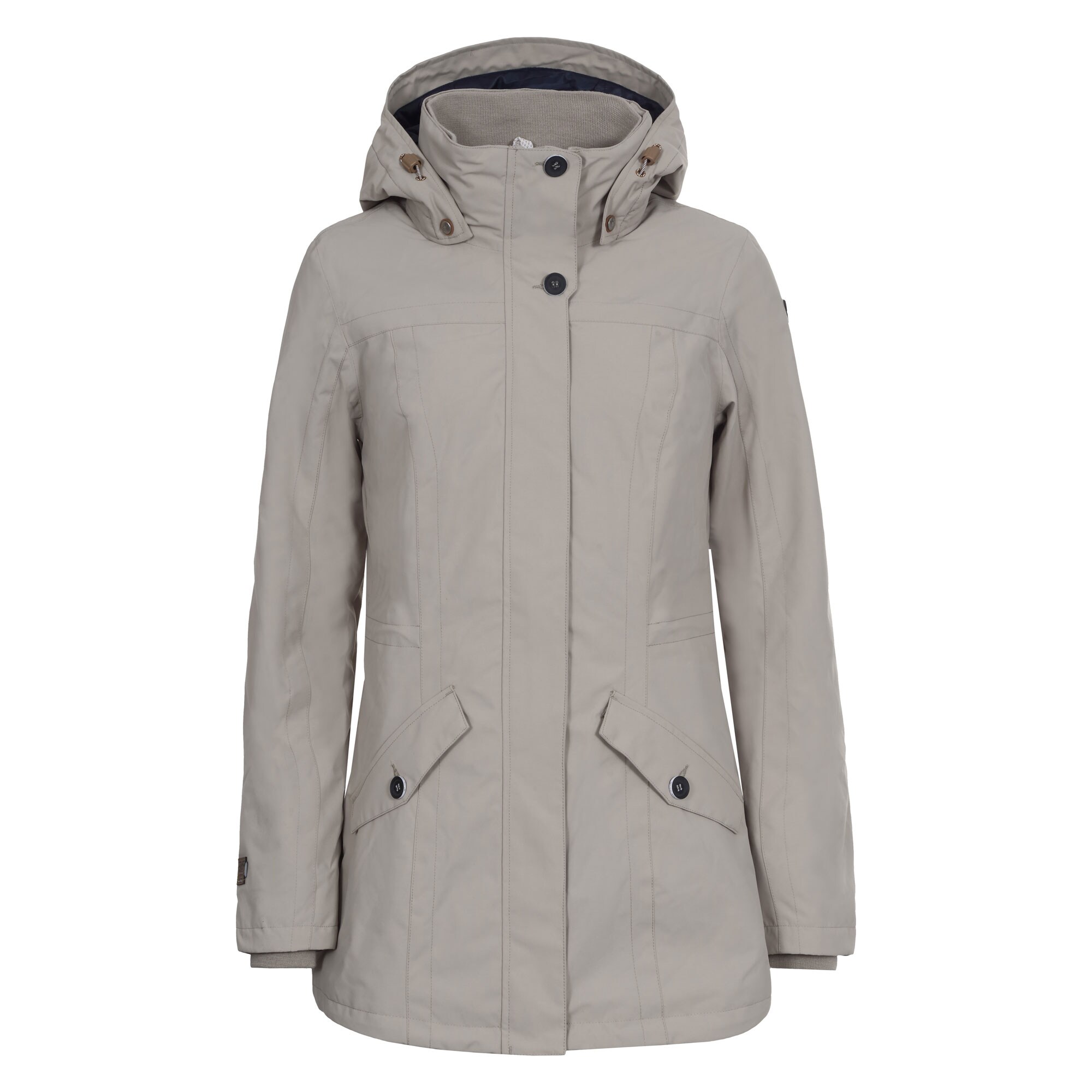 Icepeak Dames Outdoormantel Tess Grijs icepeak kopen in de aanbieding