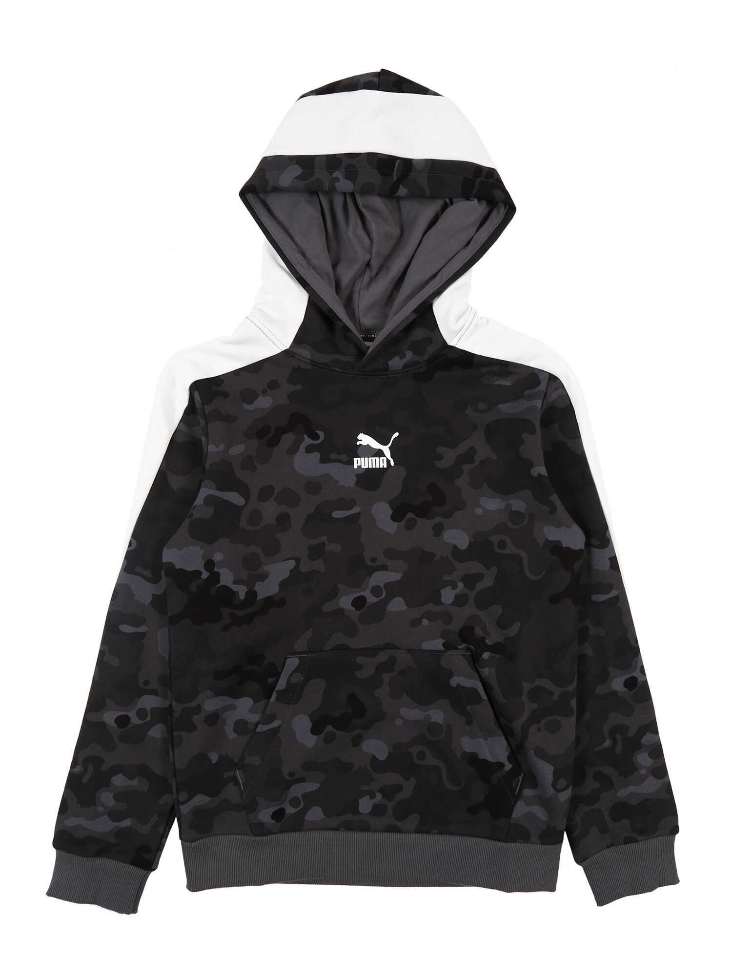 PUMA Sportinio tipo megztinis  pilka / tamsiai pilka / juoda