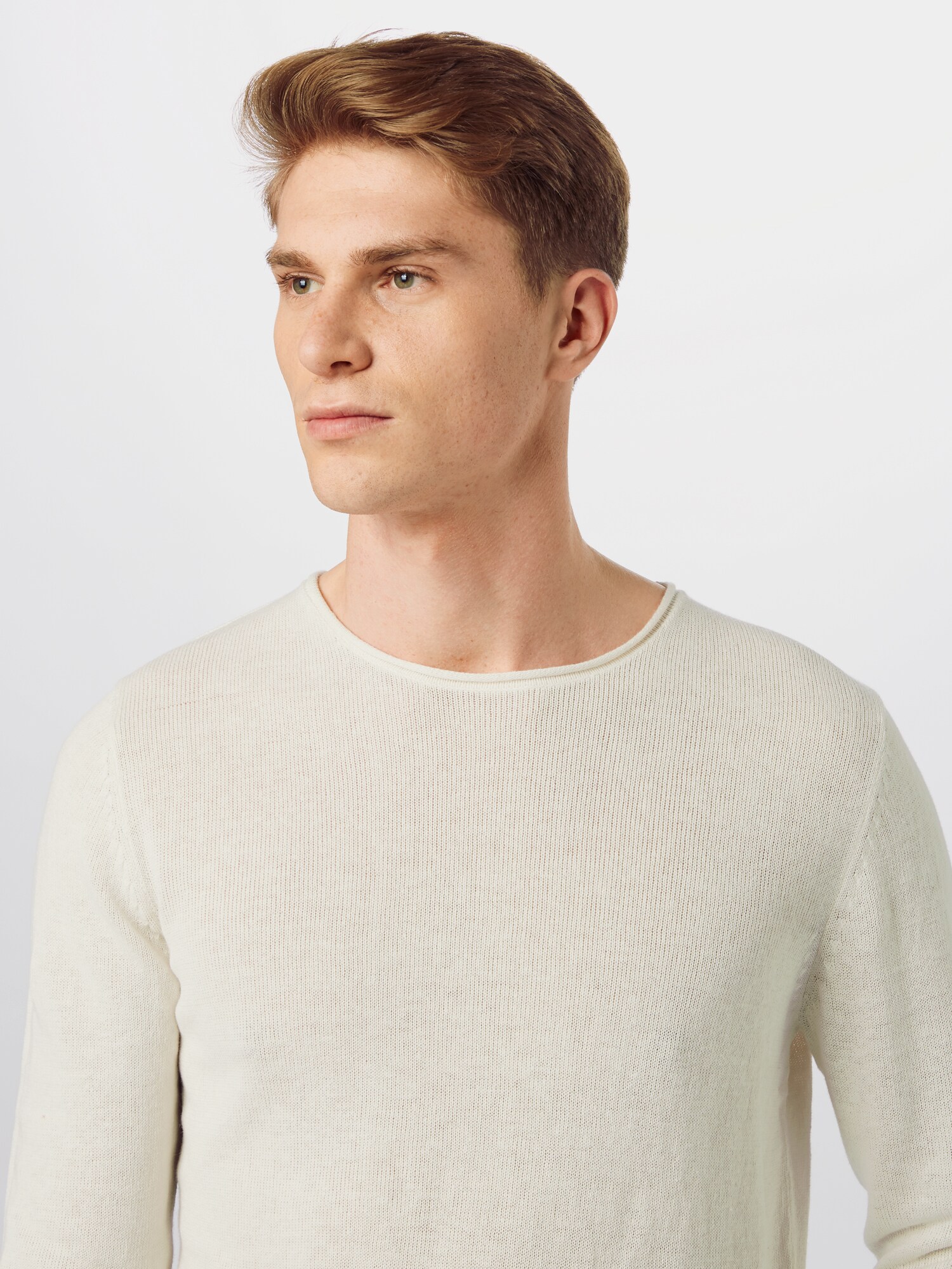 JACK & JONES Sveter  biela ako vlna (obrázok 5)