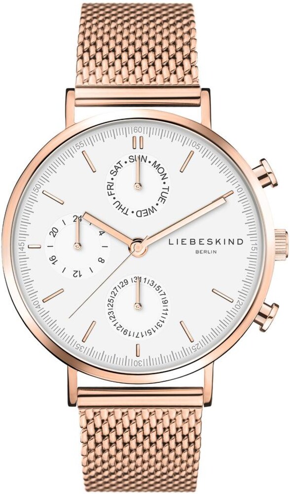 Liebeskind Berlin Uhr Damen Größe One Size rosegold / schwarz / weiß