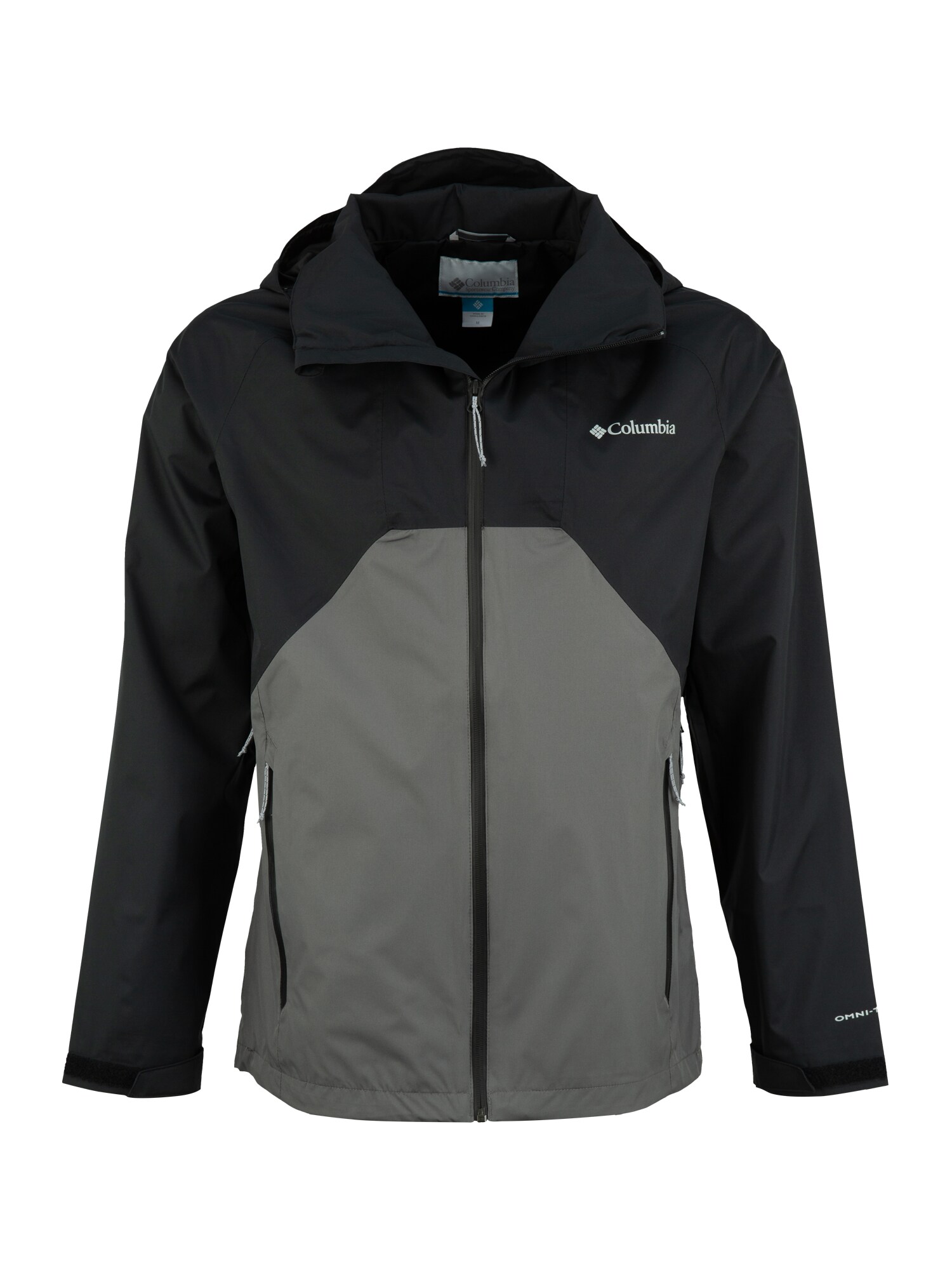 COLUMBIA Sportinė striukė 'Rain Scape Jacket'  tamsiai pilka / juoda