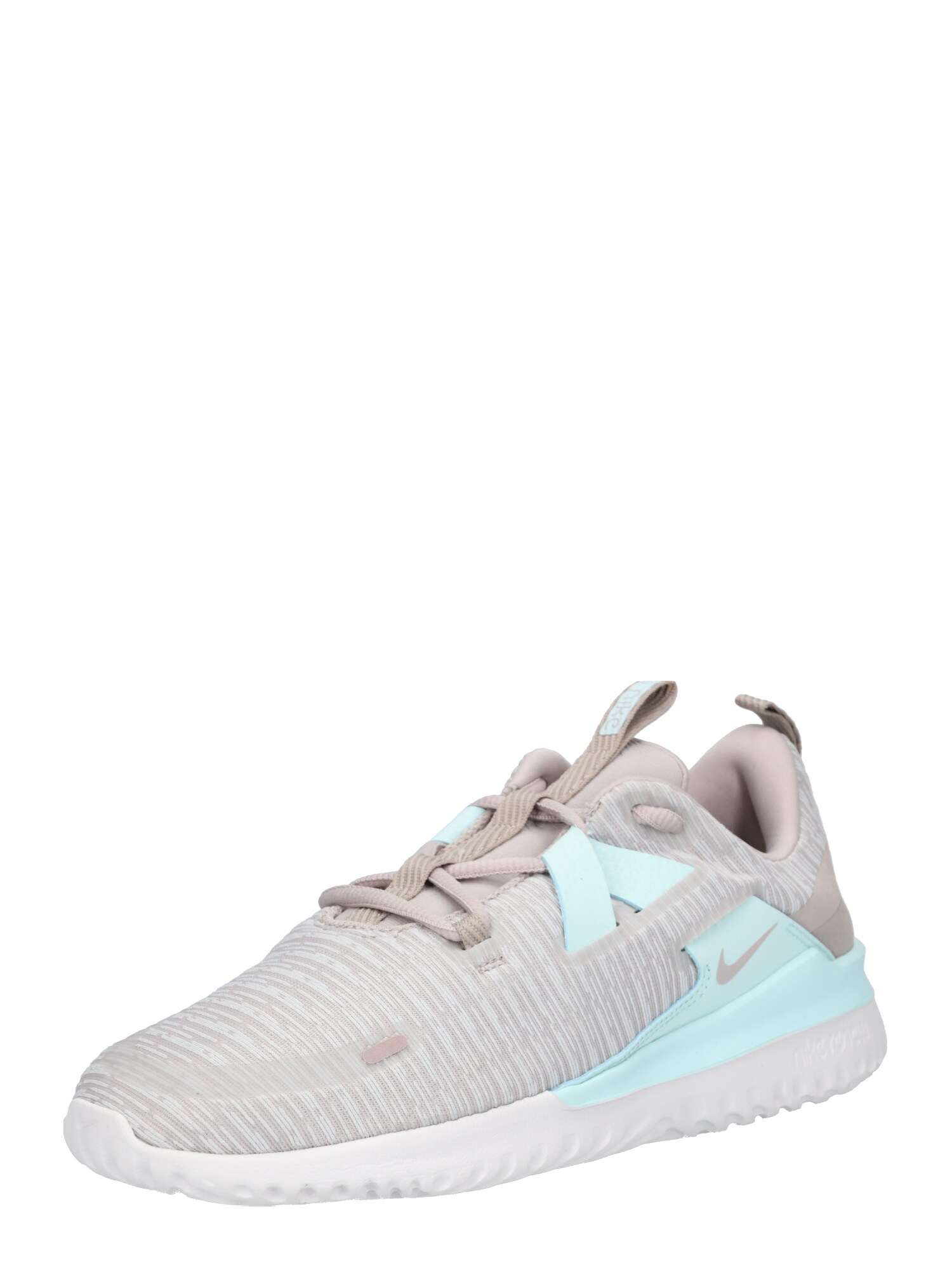 Nike Dames Loopschoen Renew Arena Beige Turquoise nike kopen in de aanbieding