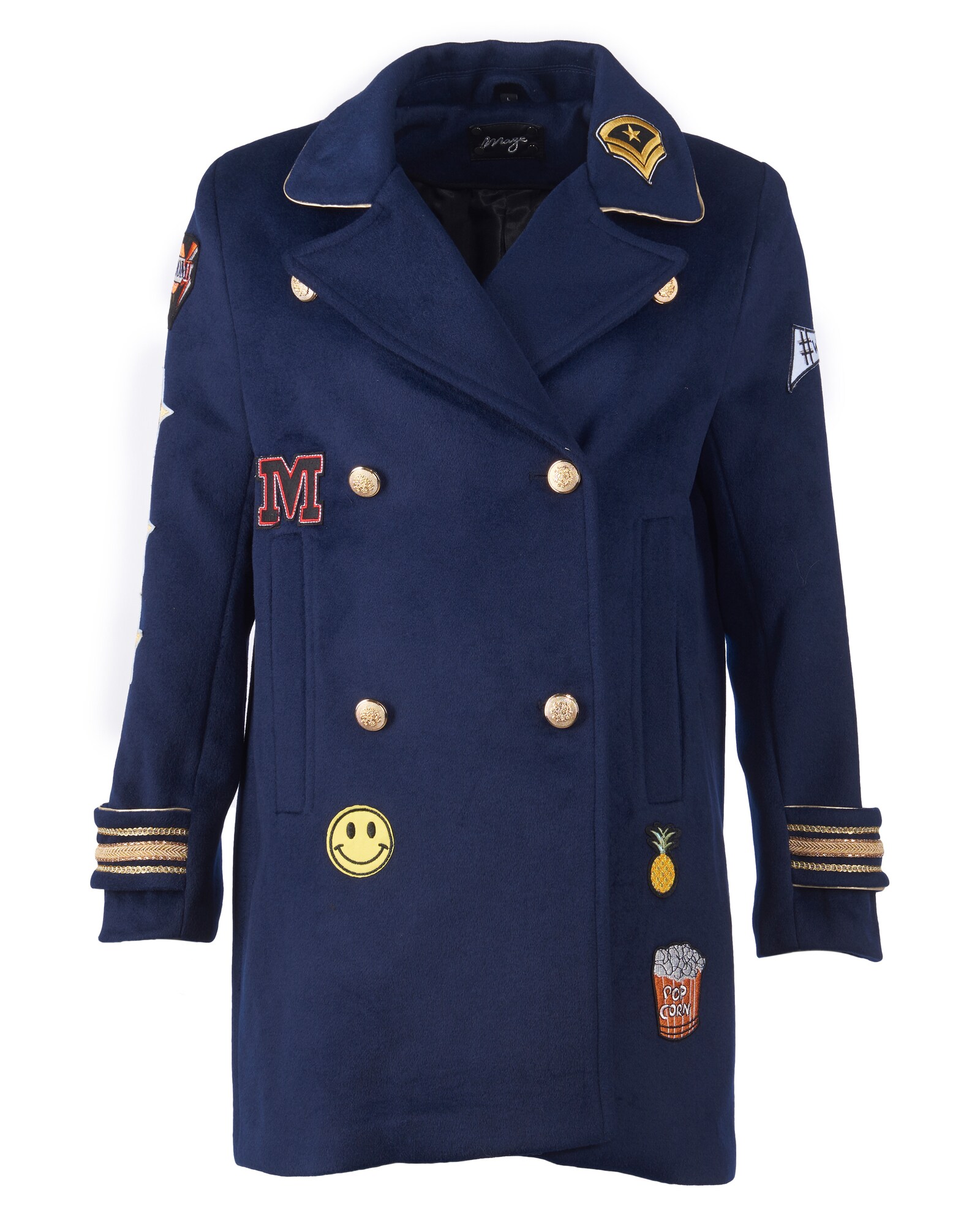 Maze Heren Tussenjas Pray Blauw Goud maze kopen in de aanbieding