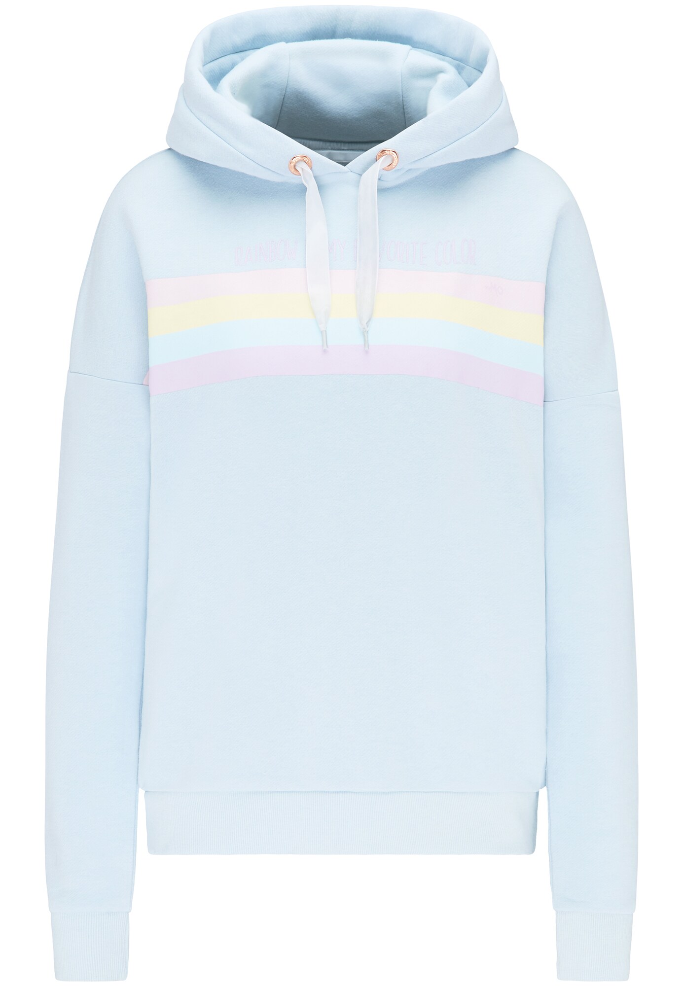 Mymo Dames Sweatshirt Lichtblauw Pasteelgeel Pastellila Pastelroze mymo kopen in de aanbieding