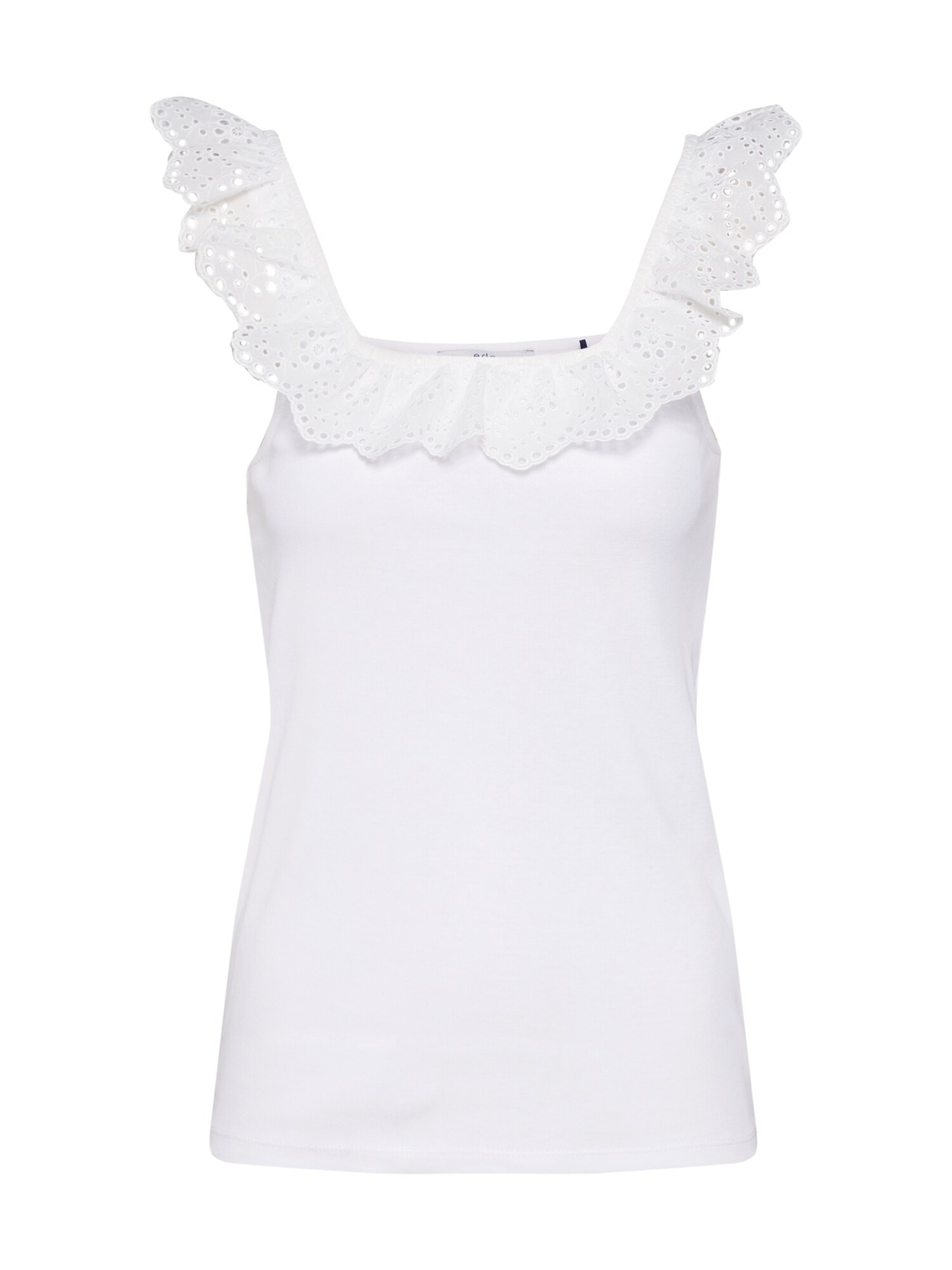 Edc By Esprit Dames Top Square Neck Tee Wit edc by esprit kopen in de aanbieding