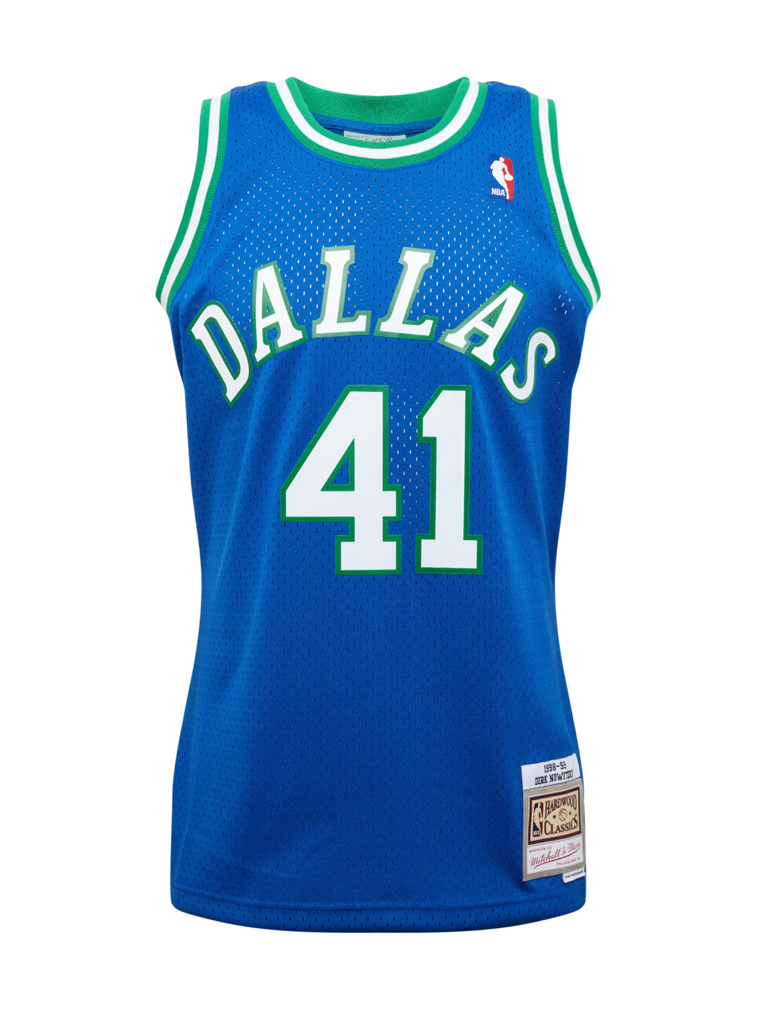 Mitchell & Ness Tricou DALLAS MAVERICKS  albastru regal