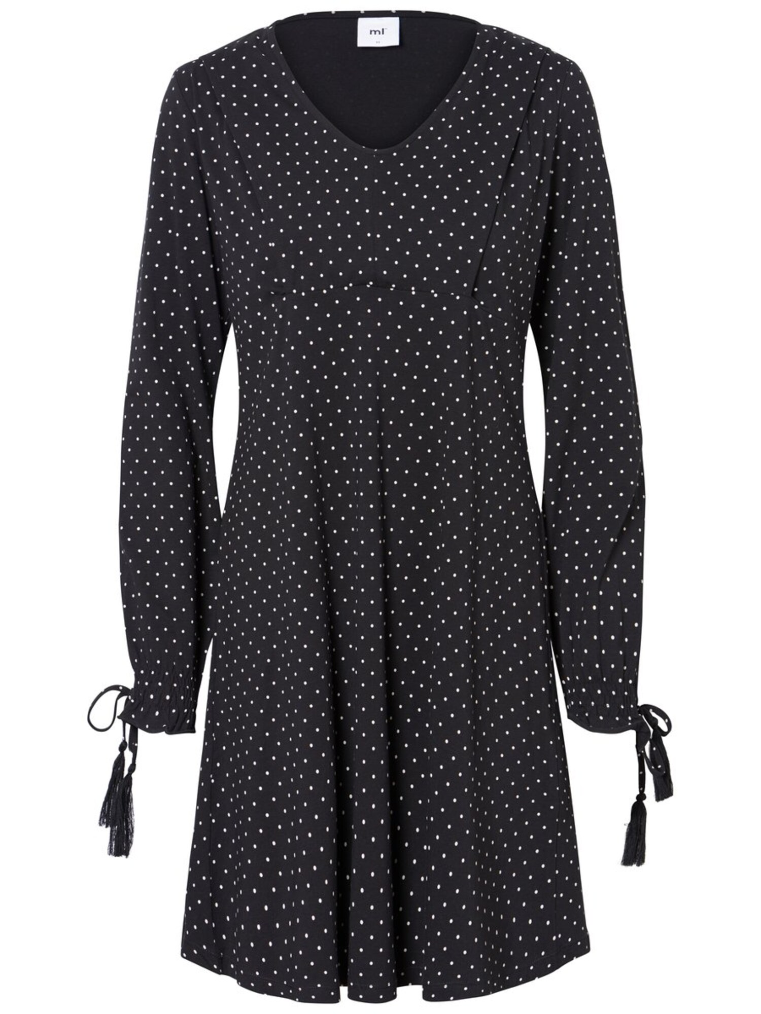 Mamalicious Dames Jurk Zwart Wit mamalicious kopen in de aanbieding