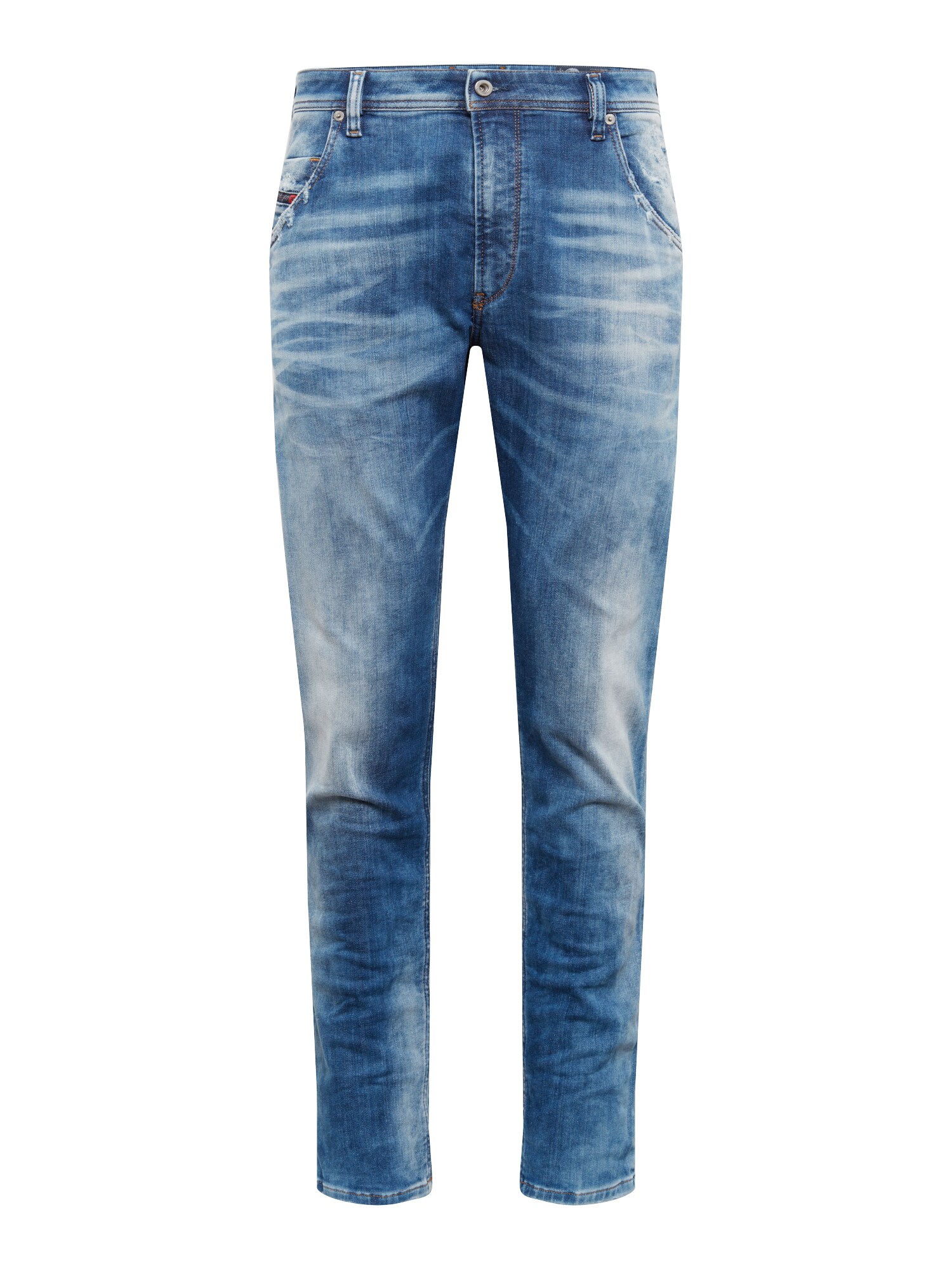Diesel Heren Jeans Krooley T Sweat Blauw Denim diesel kopen in de aanbieding