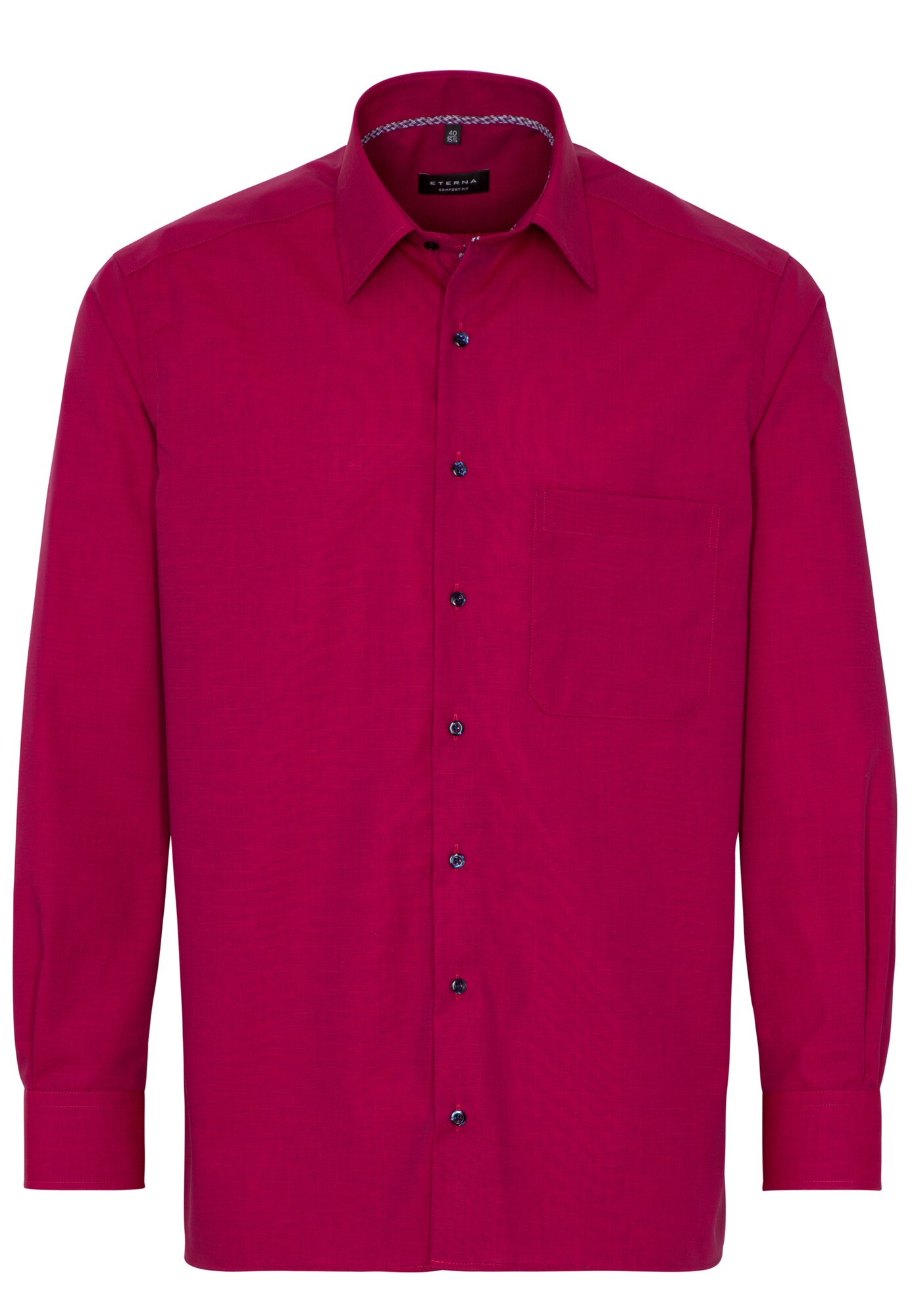Eterna Heren Zakelijk Overhemd Rood eterna kopen in de aanbieding