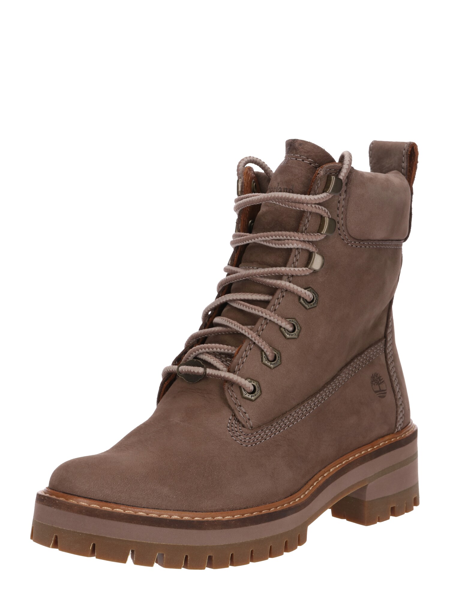 Timberland Dames Veterlaarzen Bruin Taupe timberland kopen in de aanbieding