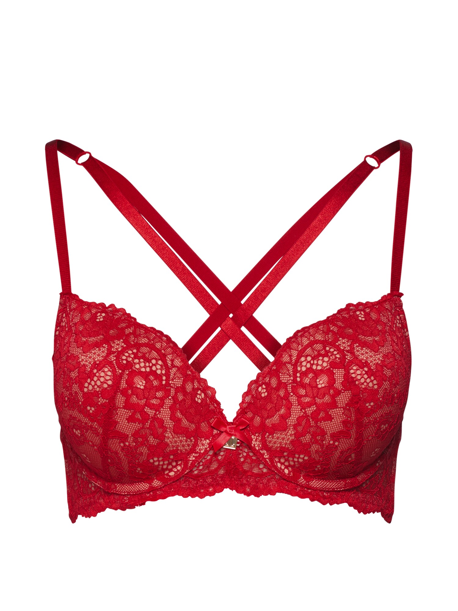 JETTE Sutien  culoarea pielii / roșu