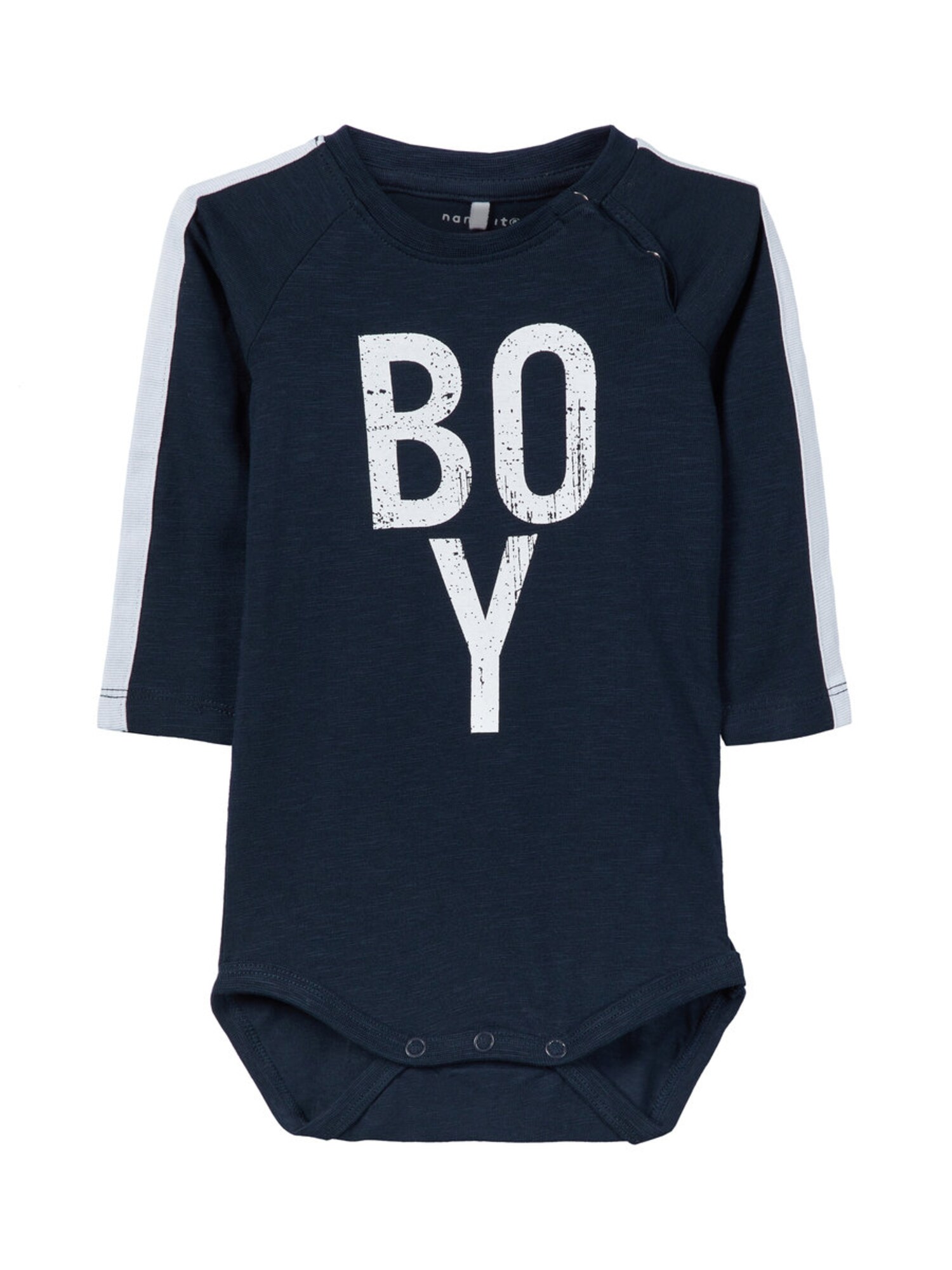 Name It Jongens Rompertjebody Donkerblauw Wit name it kopen in de aanbieding