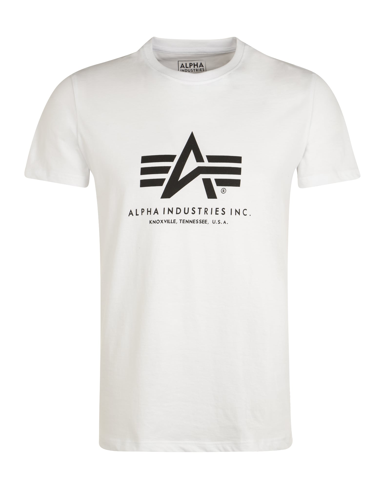 ALPHA INDUSTRIES Póló  fekete / fehér akciós termékkép 1