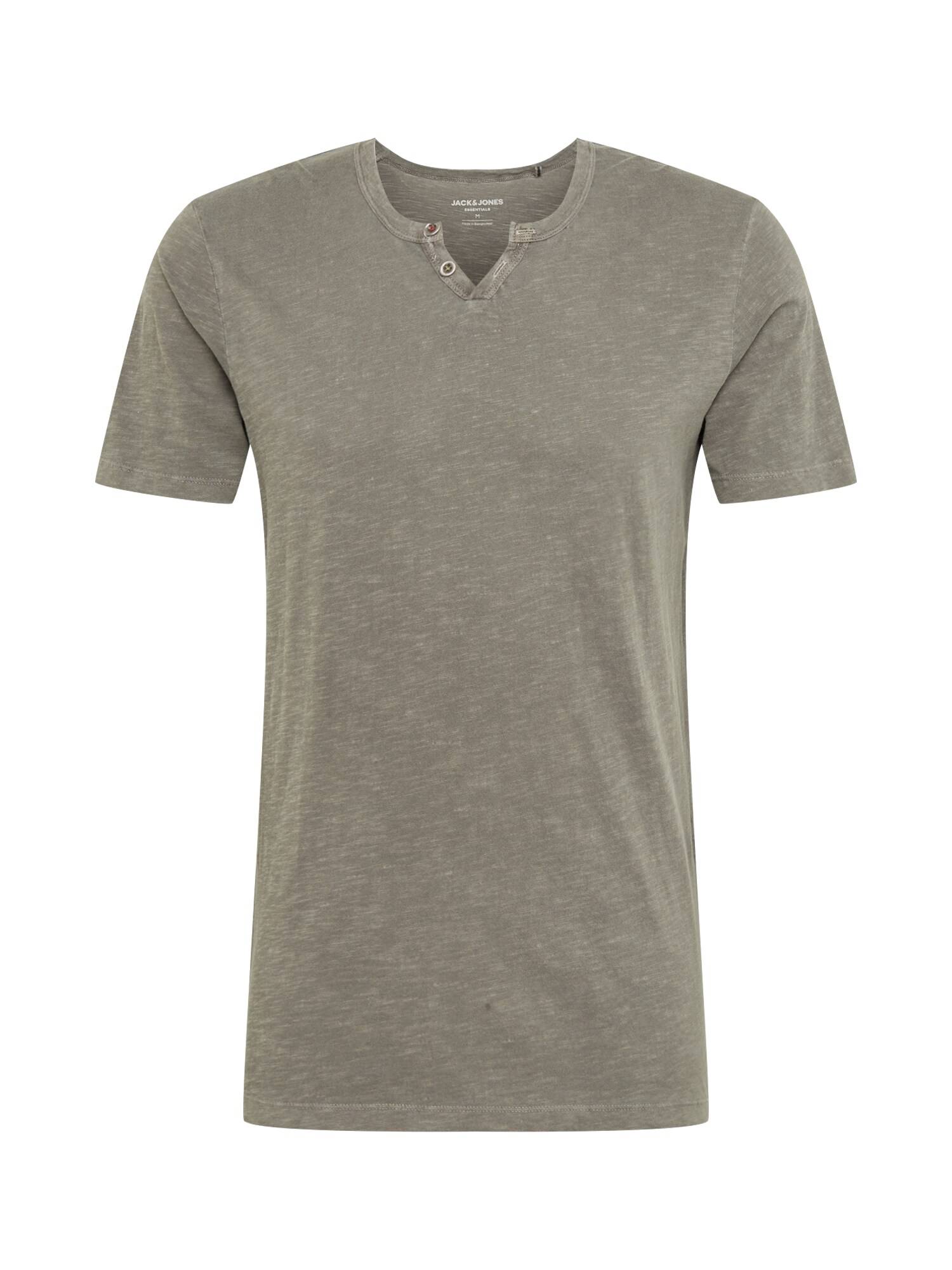 JACK & JONES Marškinėliai 'ESPLIT'  alyvuogių spalva