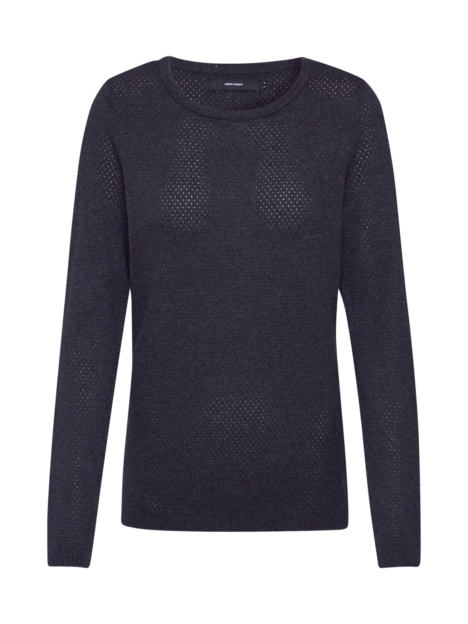 VERO MODA Megztinis 'VMMINNIECARE'  tamsiai pilka