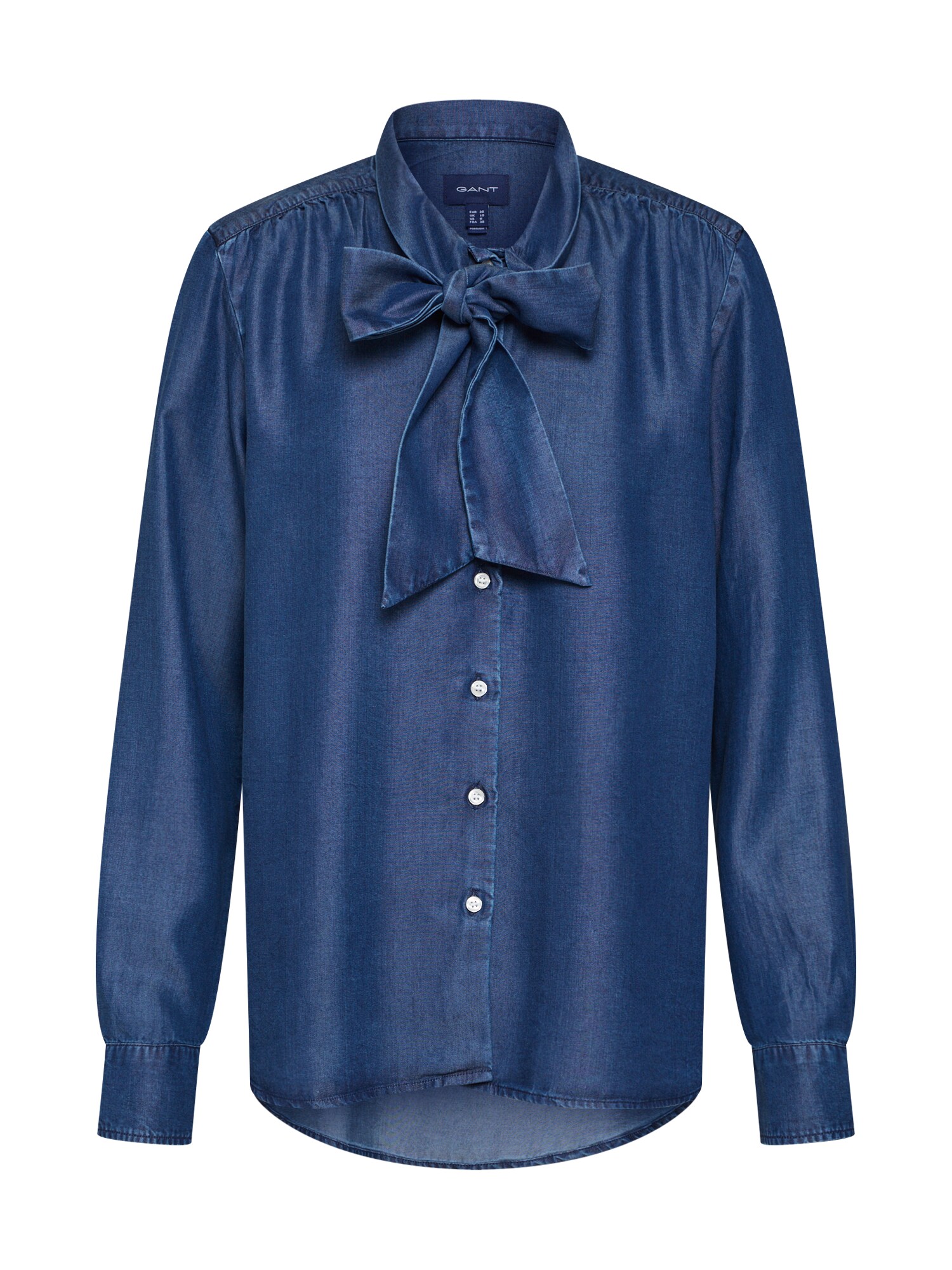 Gant Dames Blouse Indigo Donkerblauw gant kopen in de aanbieding