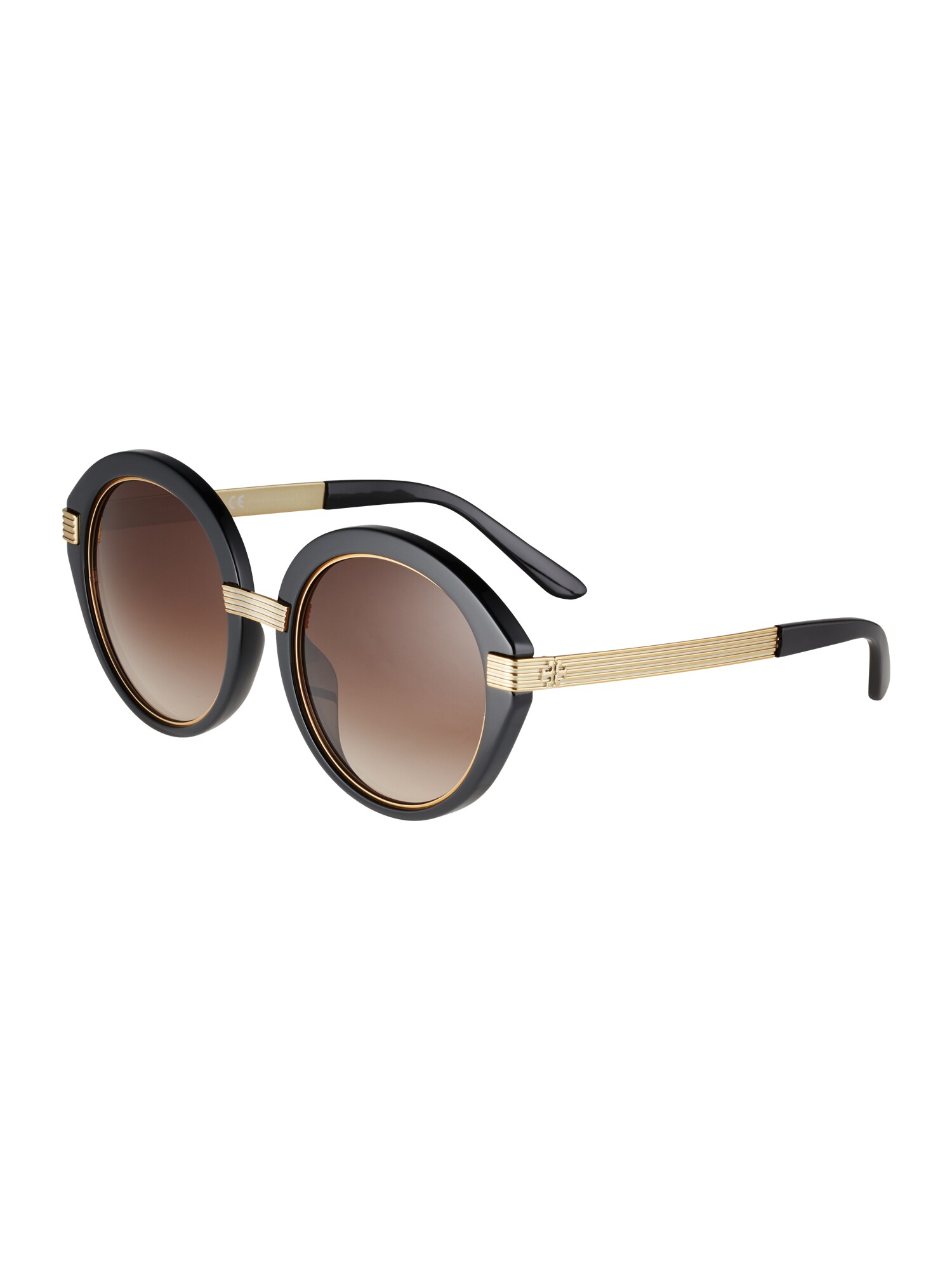 Tory Burch Akiniai nuo saulės  juoda / smėlio / ruda