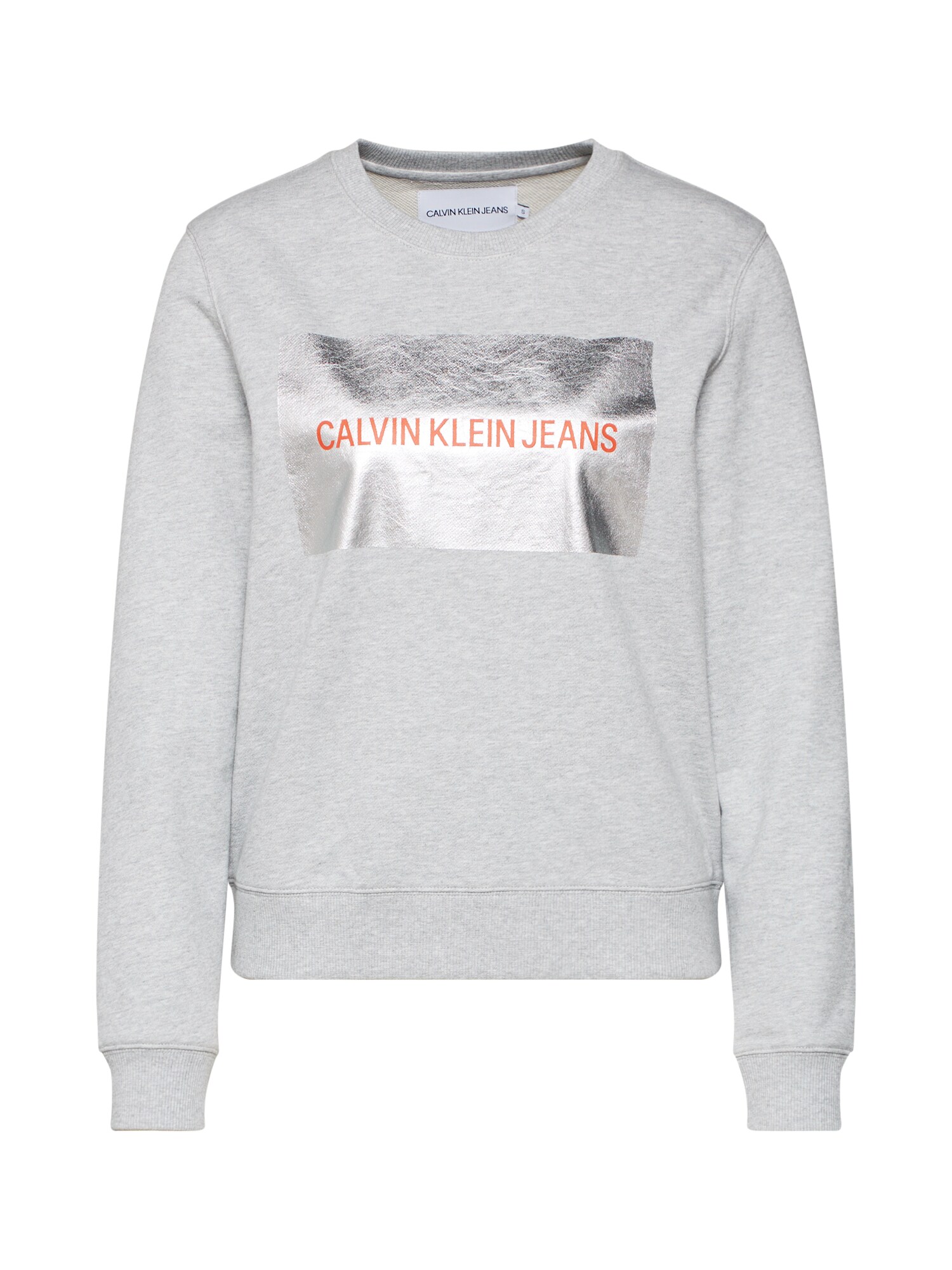Calvin Klein Jeans Dames Sweatshirt Grijs calvin klein jeans kopen in de aanbieding
