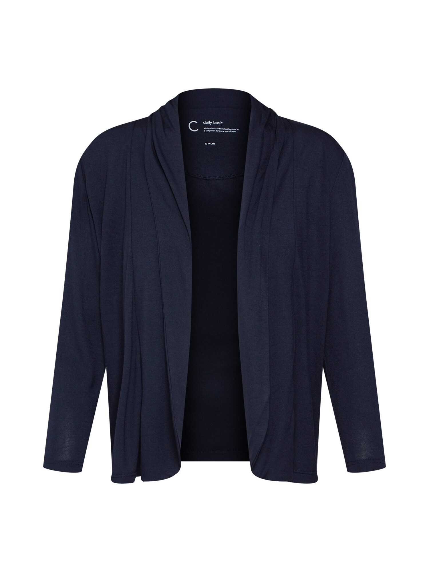 Opus Dames Gebreid Vest Daily C Blauw opus kopen in de aanbieding