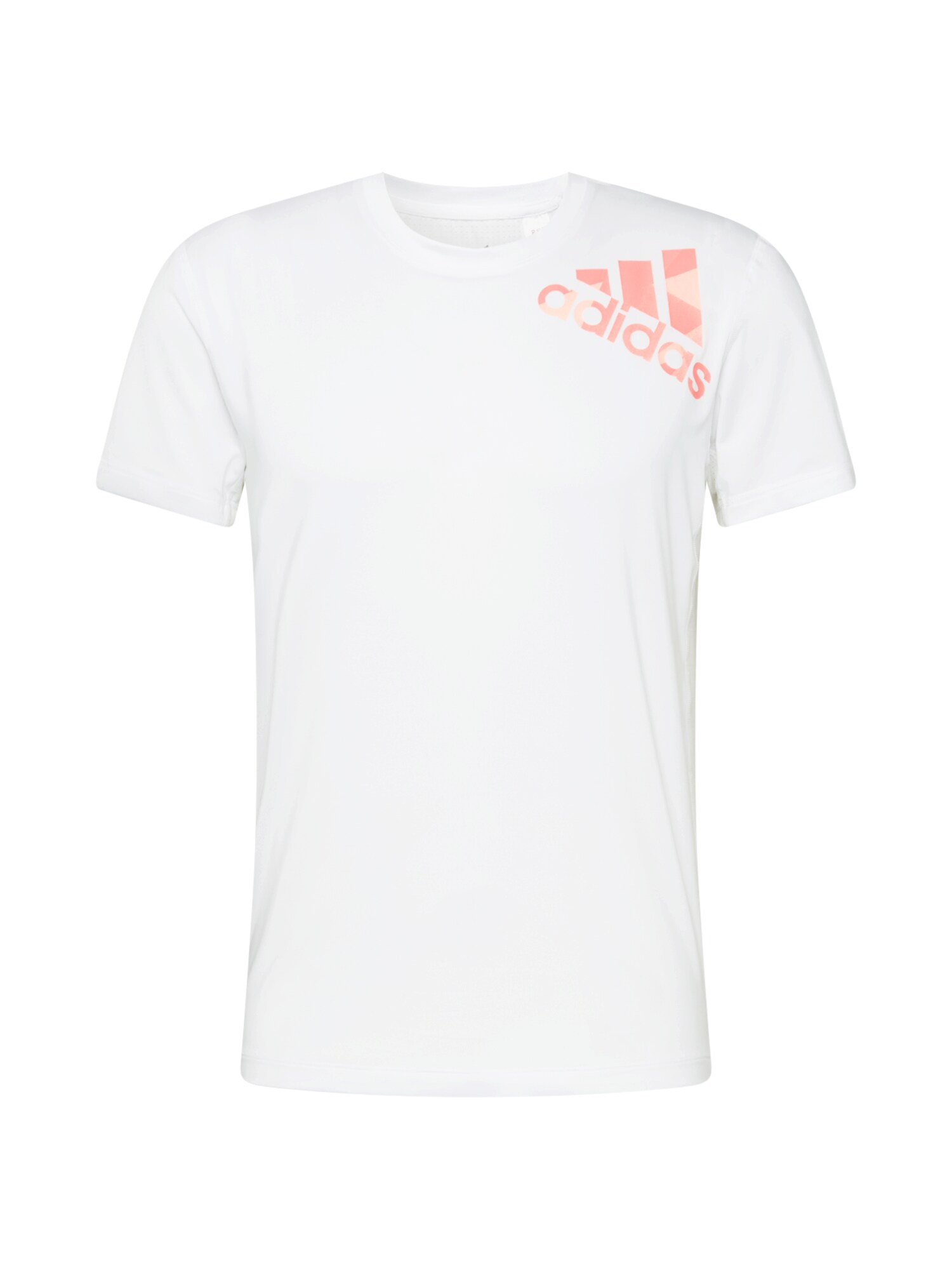 ADIDAS PERFORMANCE Sportiniai marškinėliai  oranžinė / balta