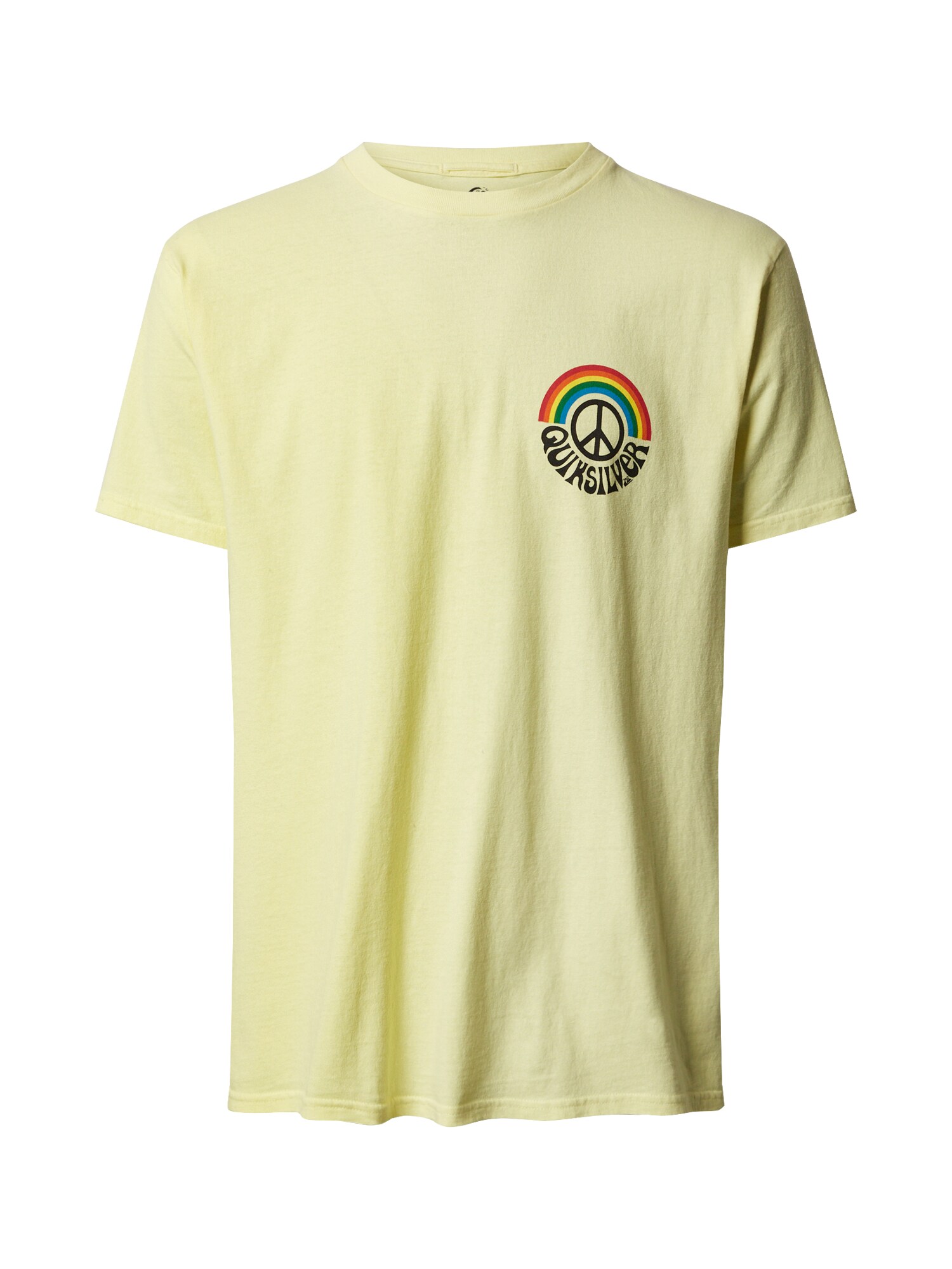 QUIKSILVER Sportiniai marškinėliai 'OGRAINBOWSS'  geltona / dramblio kaulo / kremo