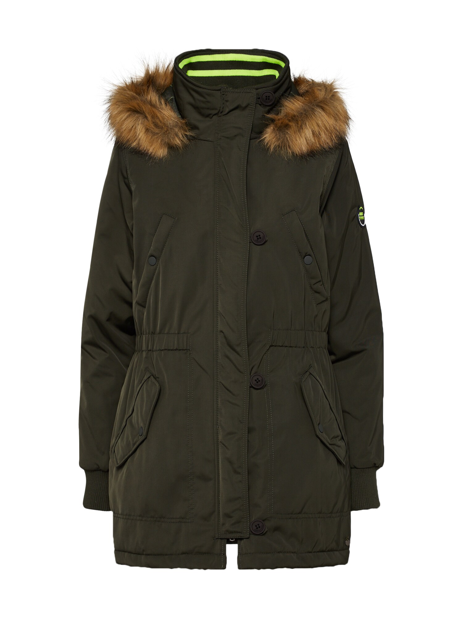 Greystone Dames Winterparka Groen greystone kopen in de aanbieding
