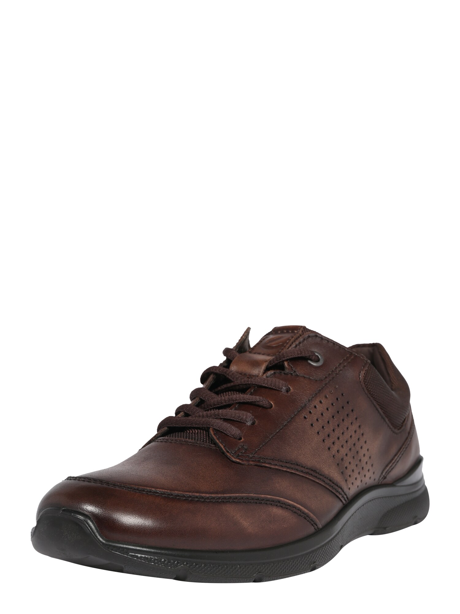 ECCO Pantofi cu șireturi Irving  maro închis / negru