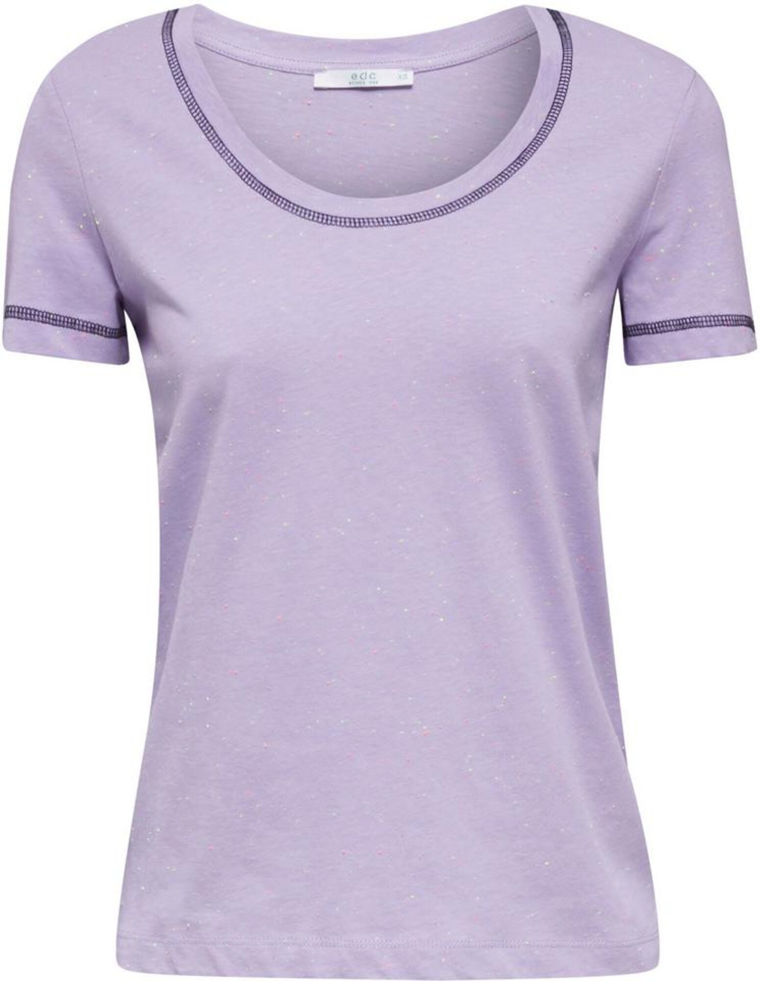 EDC BY ESPRIT Marškinėliai  mišrios spalvos / šviesiai violetinė / purpurinė