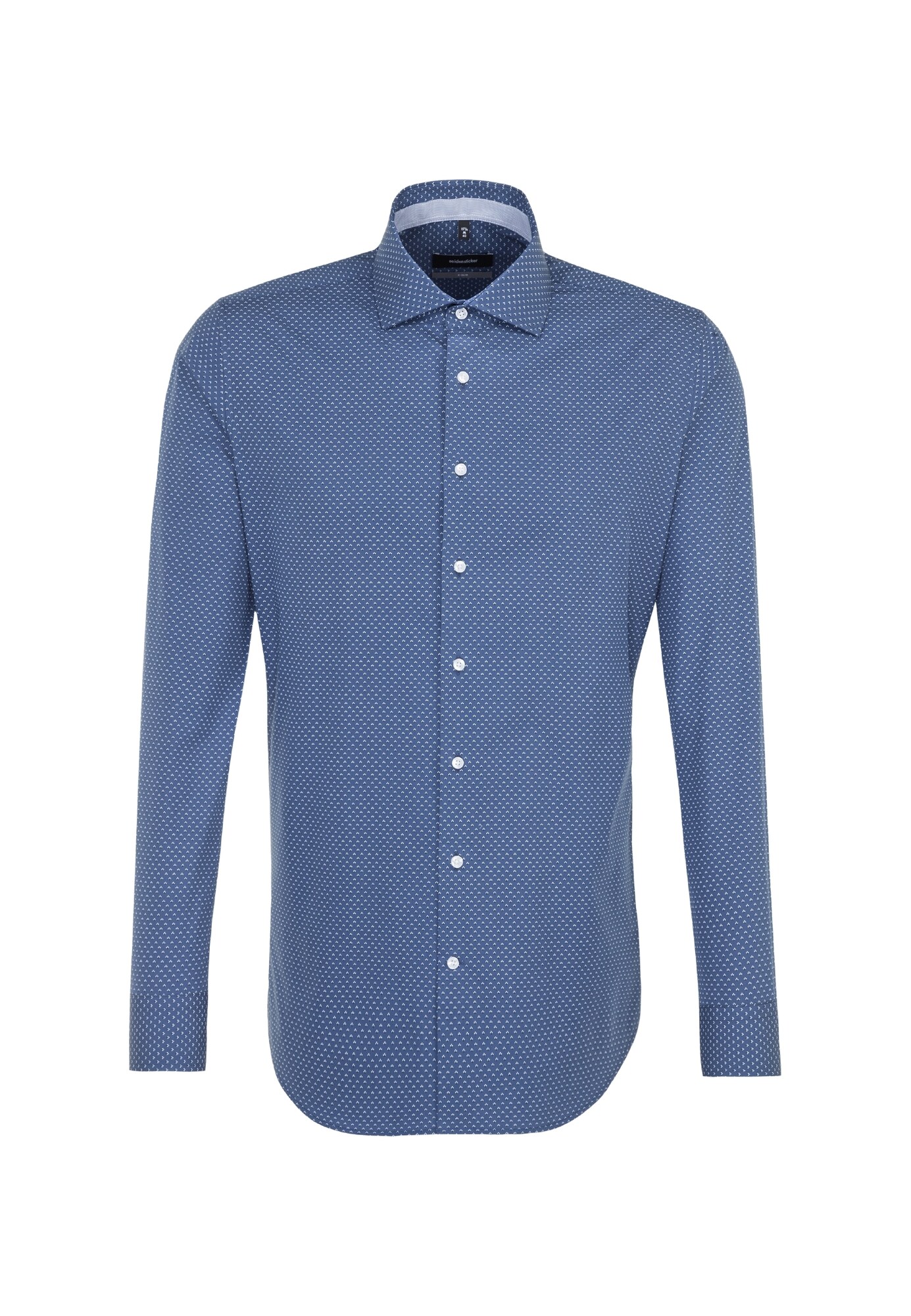 Seidensticker Heren Zakelijk Overhemd X Slim Blauw seidensticker kopen in de aanbieding