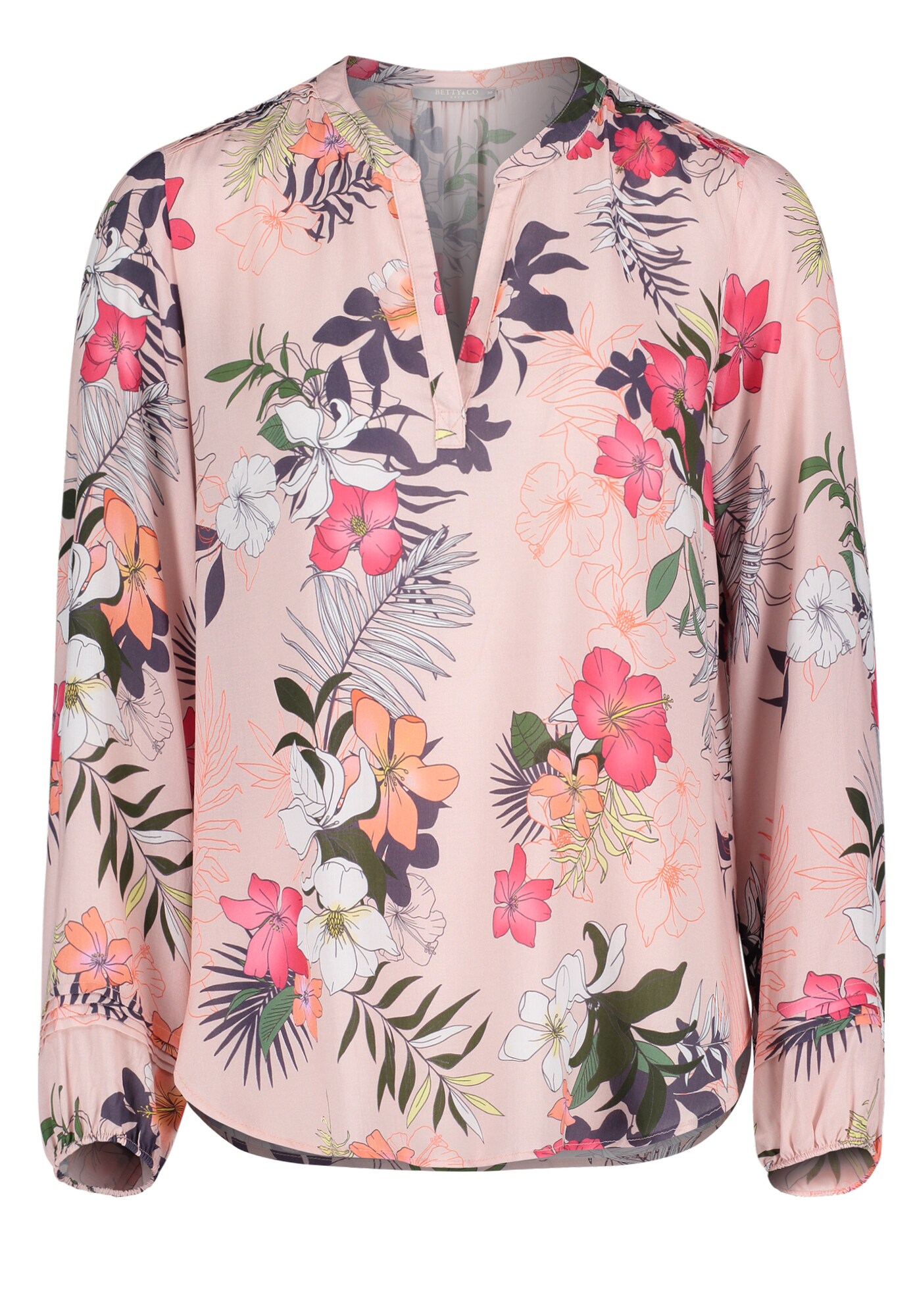 Betty Co Dames Blouse Groen Sinaasappel Rosa Rood Wit betty co kopen in de aanbieding