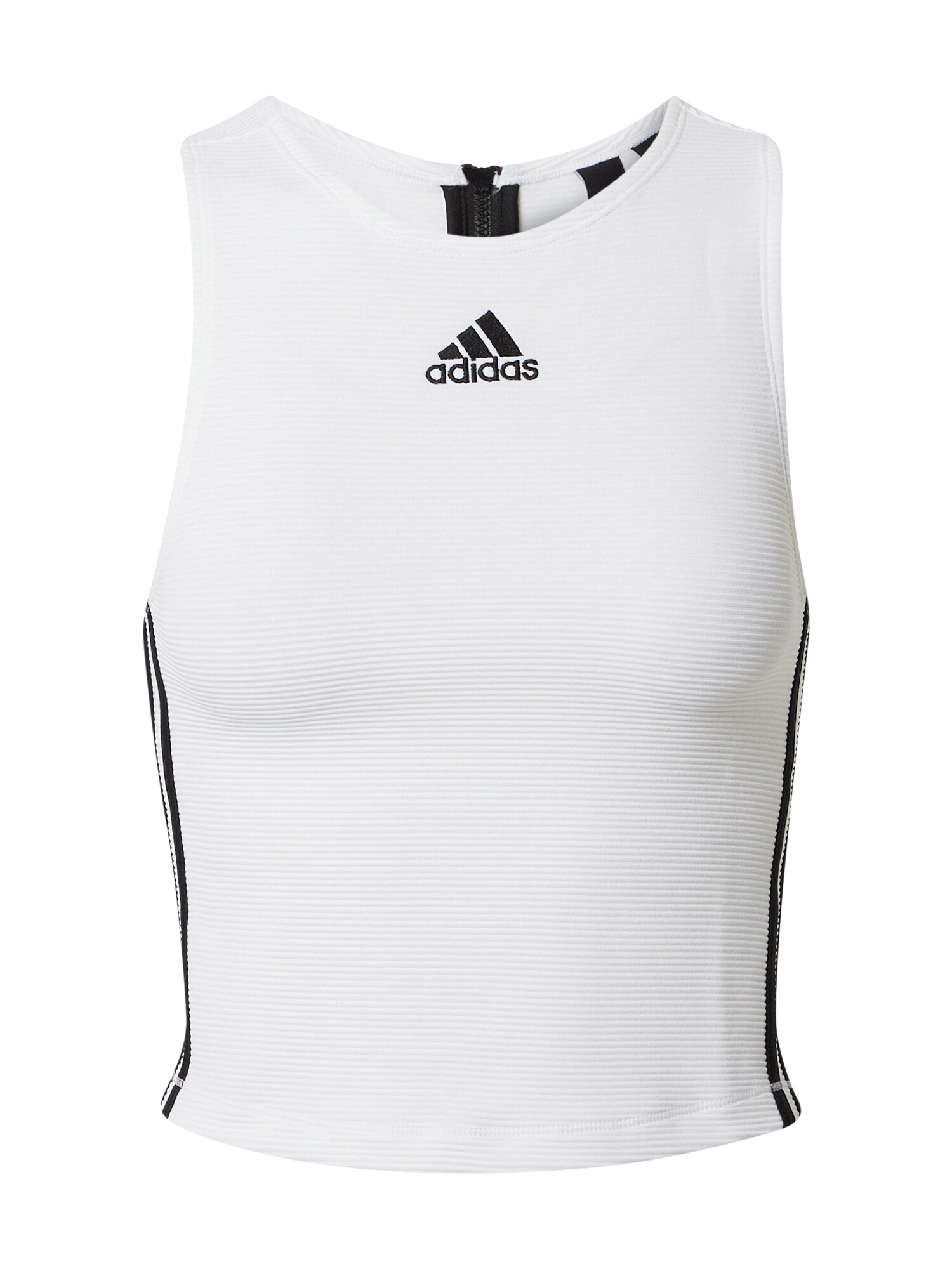 ADIDAS PERFORMANCE Sportiniai marškinėliai be rankovių  balta / juoda