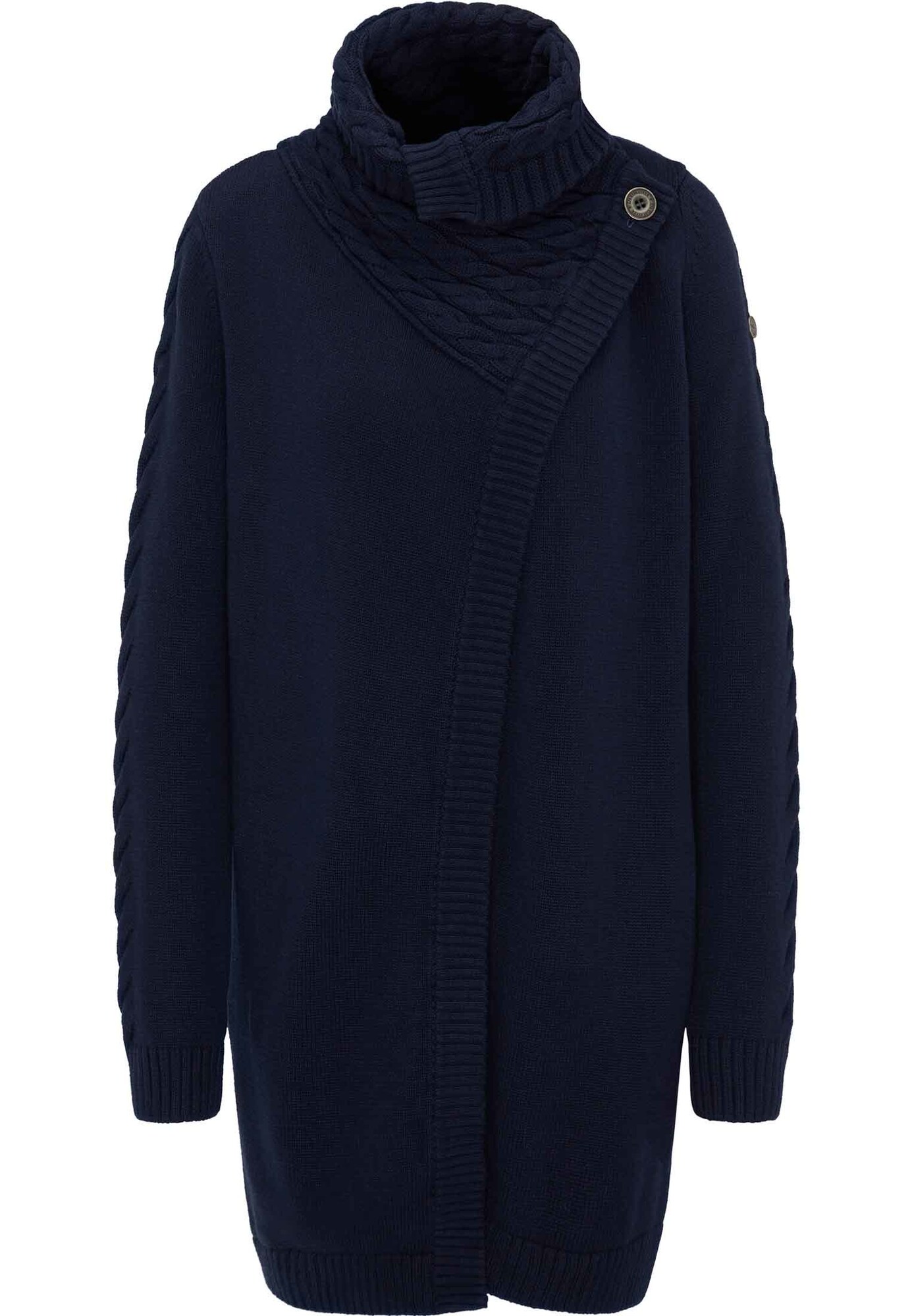 Dreimaster Dames Gebreid Vest Marine dreimaster kopen in de aanbieding