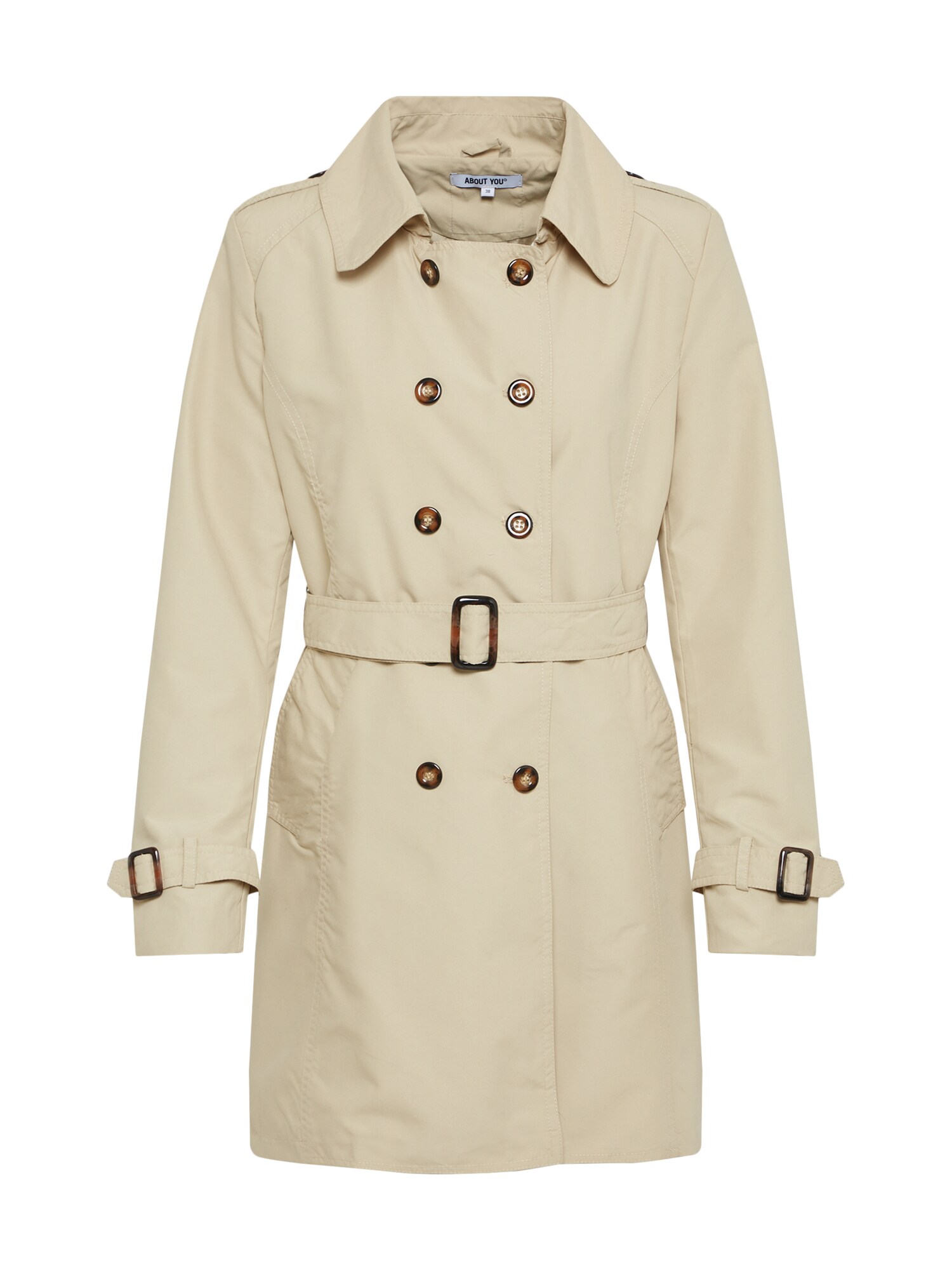 About You Dames Tussenmantel Amira Beige about you kopen in de aanbieding