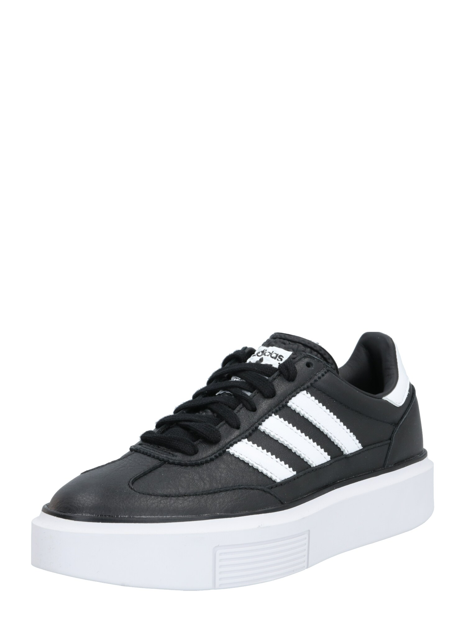 ADIDAS ORIGINALS Sportbačiai be auliuko 'Sleek Super'  balta / juoda