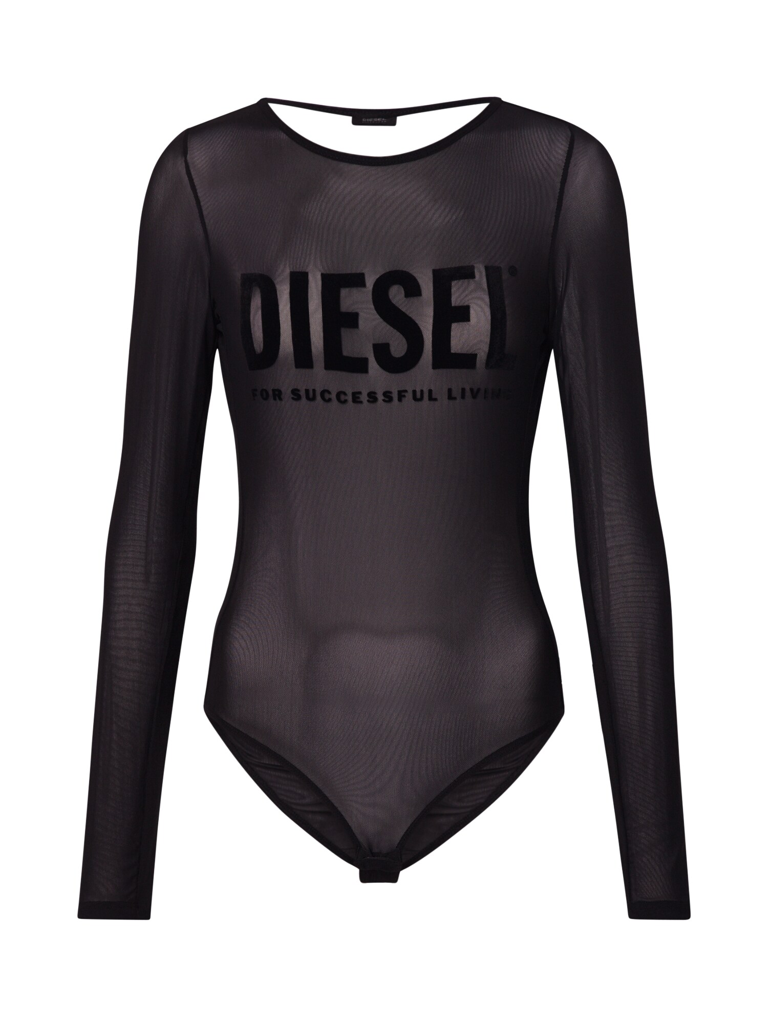 DIESEL Marškinėliai-glaustinukė  juoda