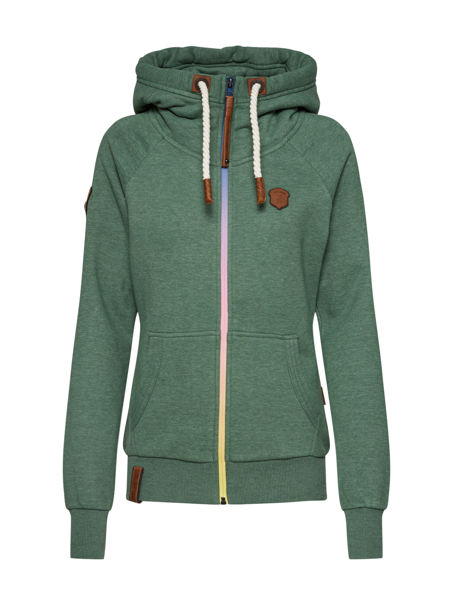 Naketano Dames Sweatvest Der Letzte Seiner Art Groen naketano kopen in de aanbieding