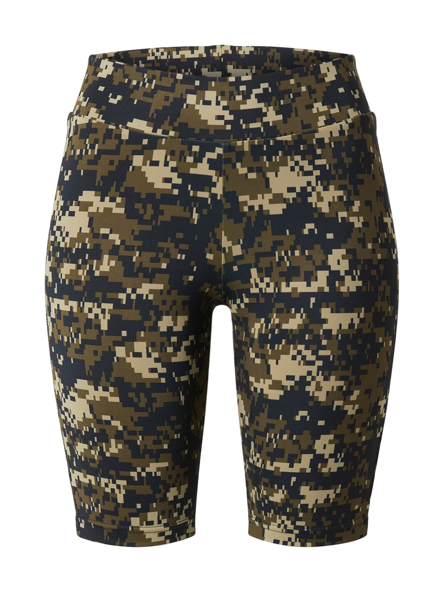 Urban Classics Tamprės 'Camo Tech Cycle'  rusvai žalia / mišrios spalvos