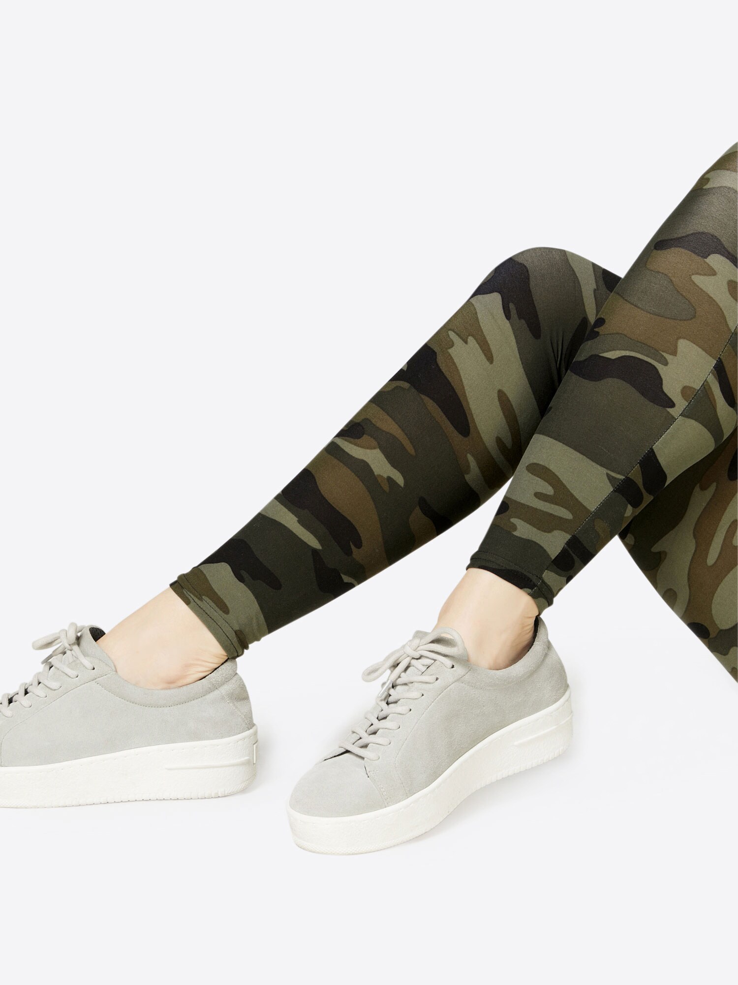 Urban Classics Legíny kaki / olivová / tmavozelená / čierna (obrázok 6)