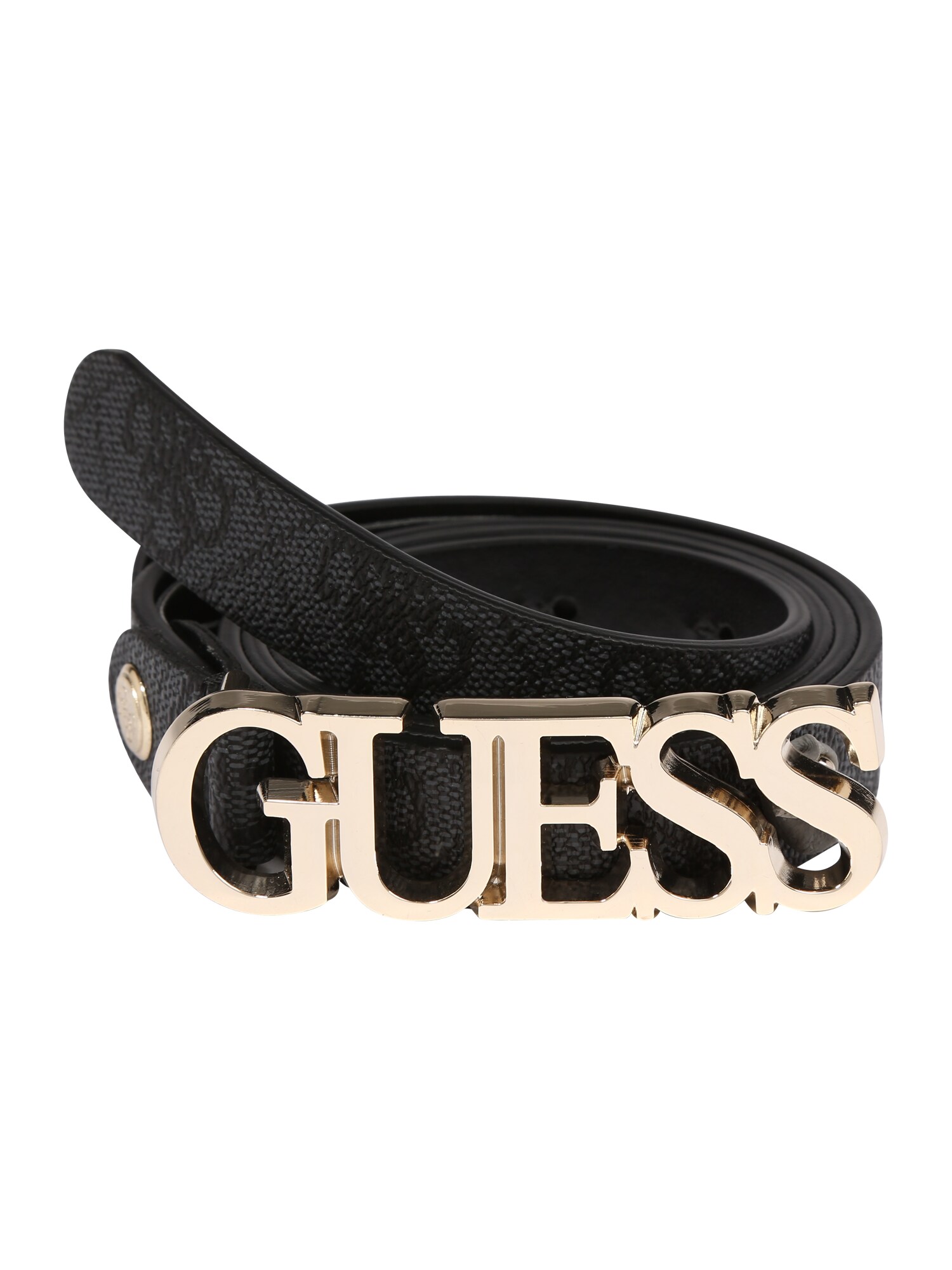 Guess Dames Riem Bluebelle Adjustable Belt Donkergrijs guess kopen in de aanbieding